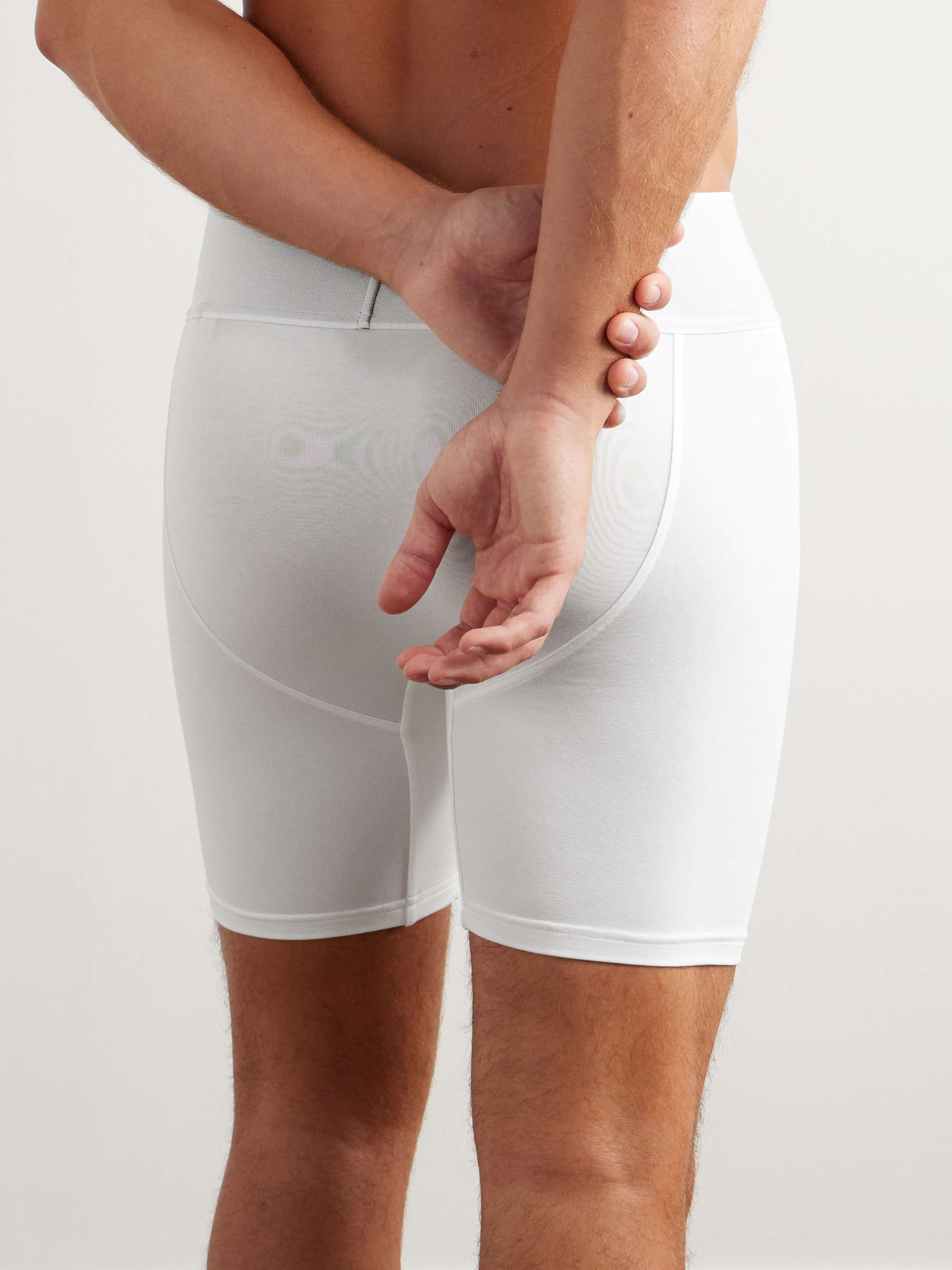 Balenciaga Midway Boxer Briefs White