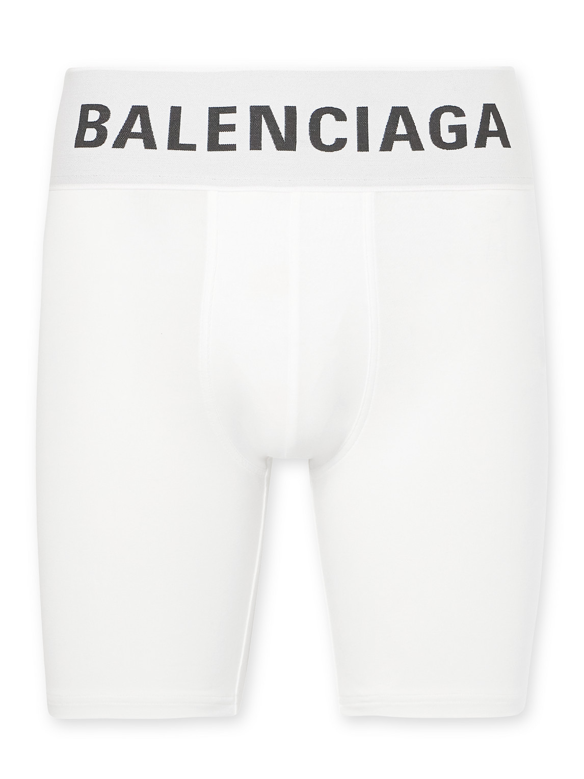 Balenciaga Stretch-cotton Boxer Briefs In White