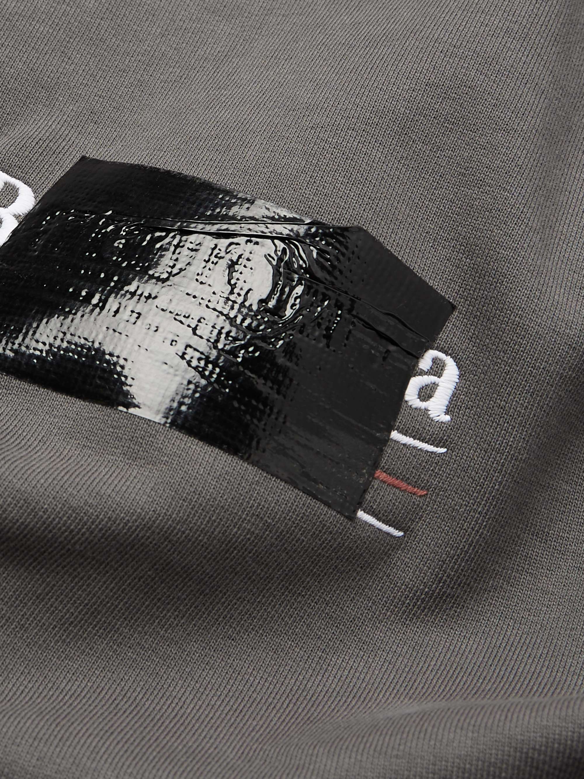 BALENCIAGA Logo-Detailed Cotton-Jersey Hoodie