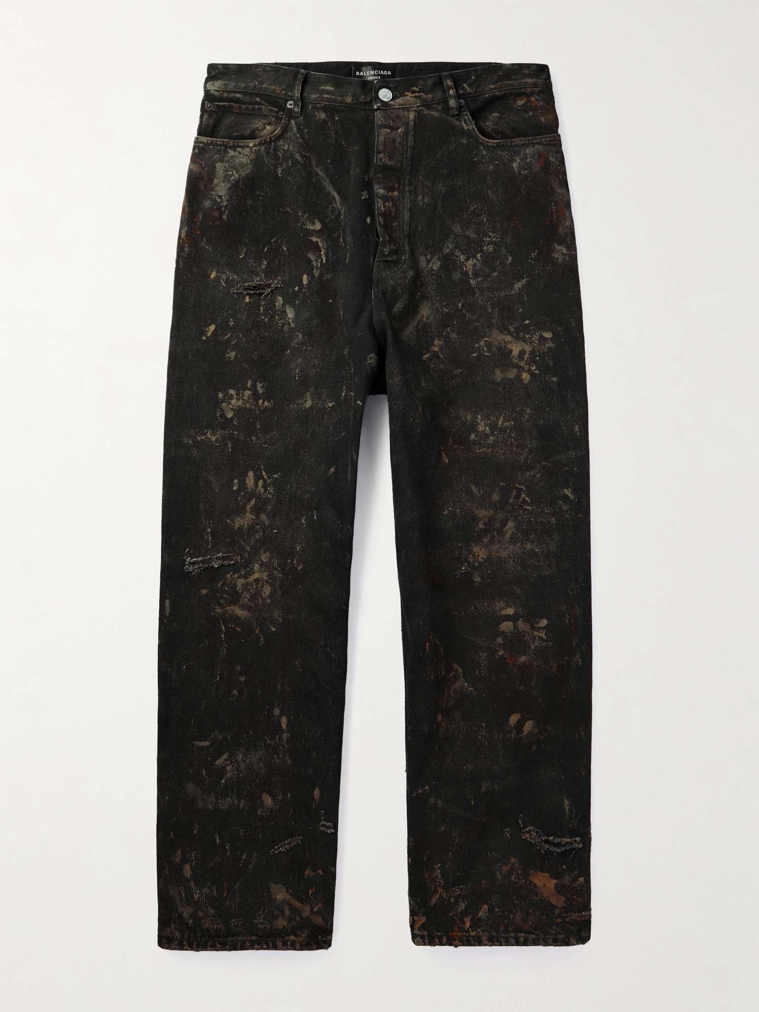 BALENCIAGA Super Destroyed WideLeg Distressed Jeans for Men MR PORTER