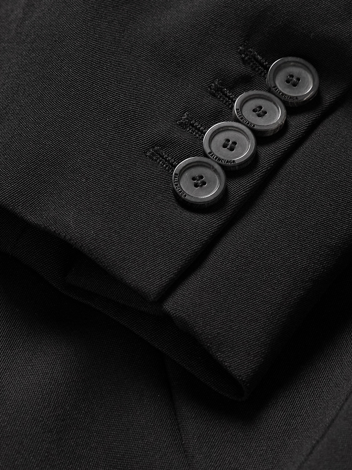 コート BALENCIAGA OVERSIZE DRILL OVERCOAT Balenciaga Oversized Logo-appliquéd Cotton-drill Coat In