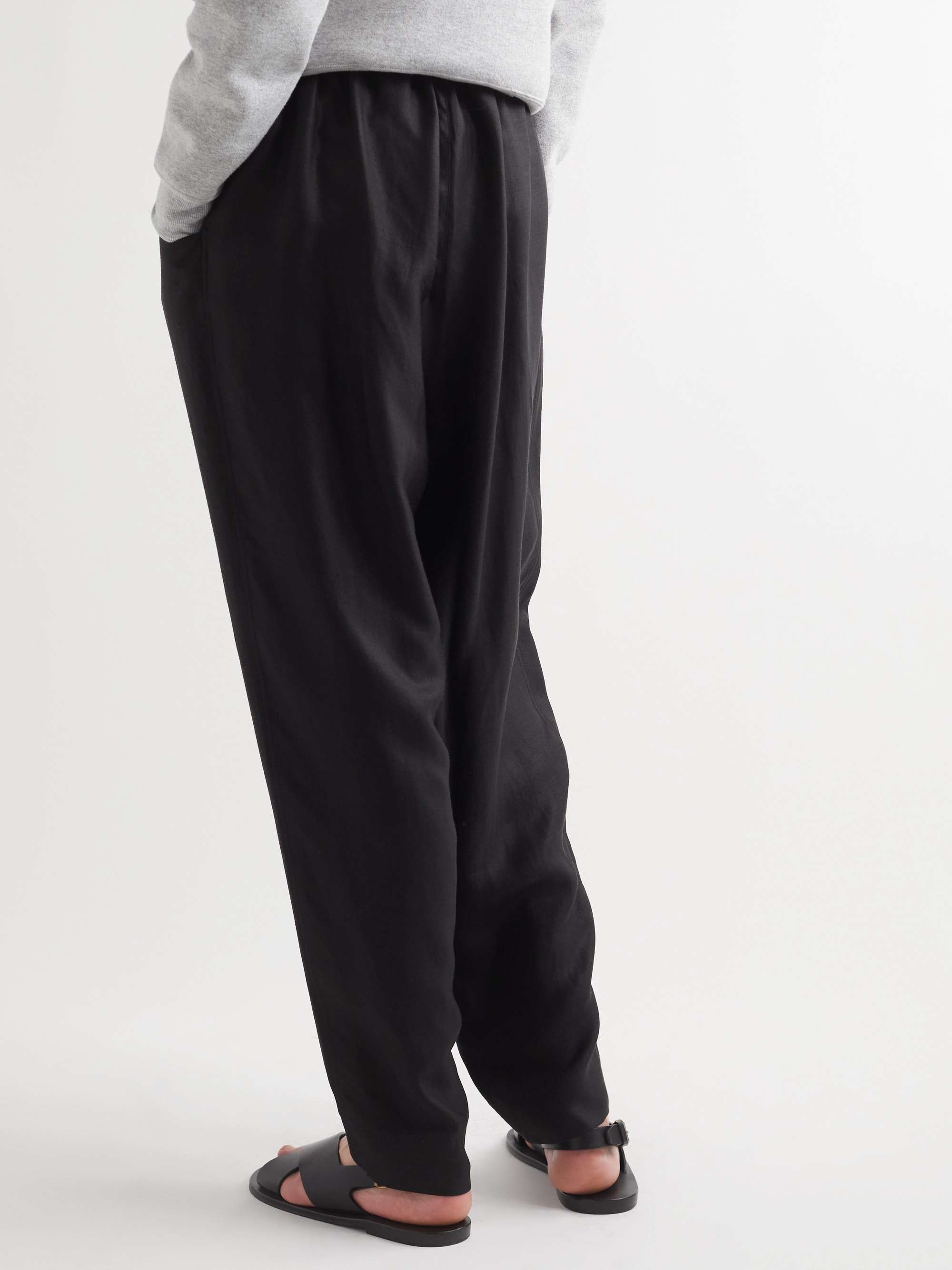 SAINT LAURENT Tapered Shell Trousers