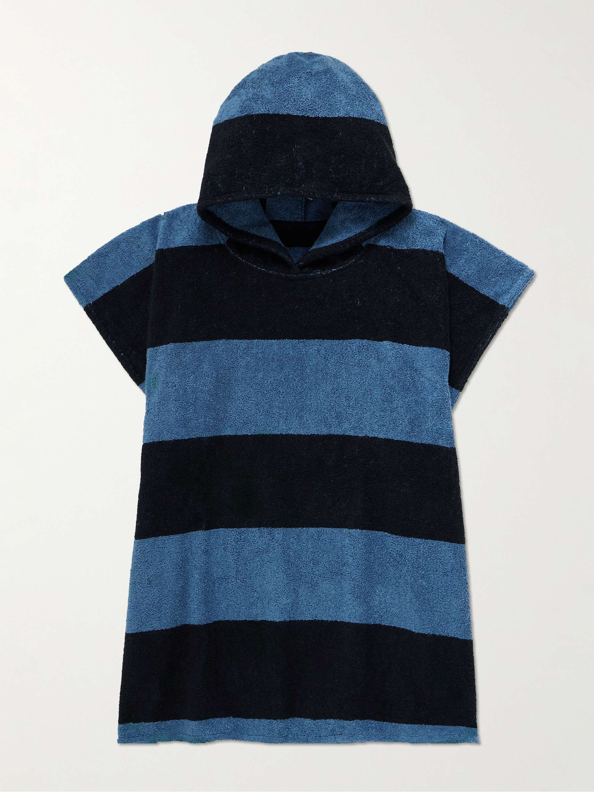 ARKET KIDS Jemima Striped Cotton-Terry Hooded Robe