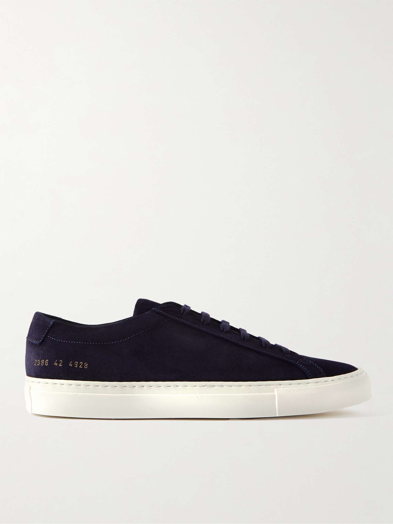 COMMON PROJECTS Original Achilles Waxed-Suede Sneakers for Men | MR PORTER