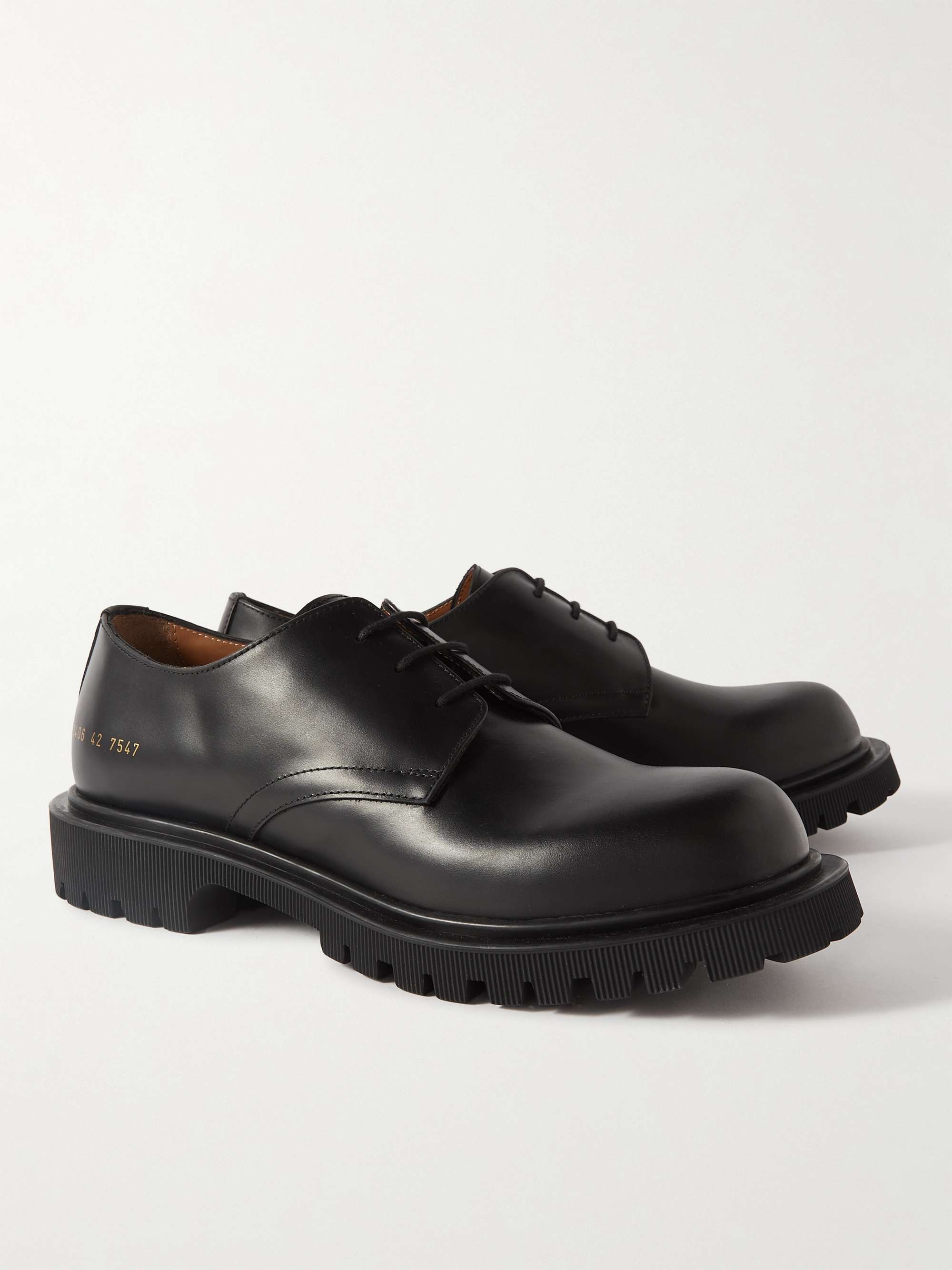 COMMON PROJECTS Leather Derby Shoes for Men | MR PORTER