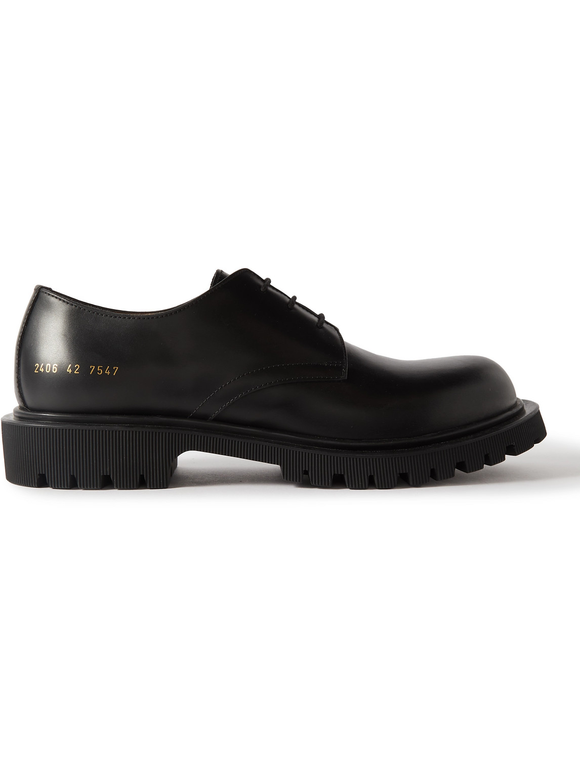 COMMON PROJECTS LEATHER DERBY SHOES