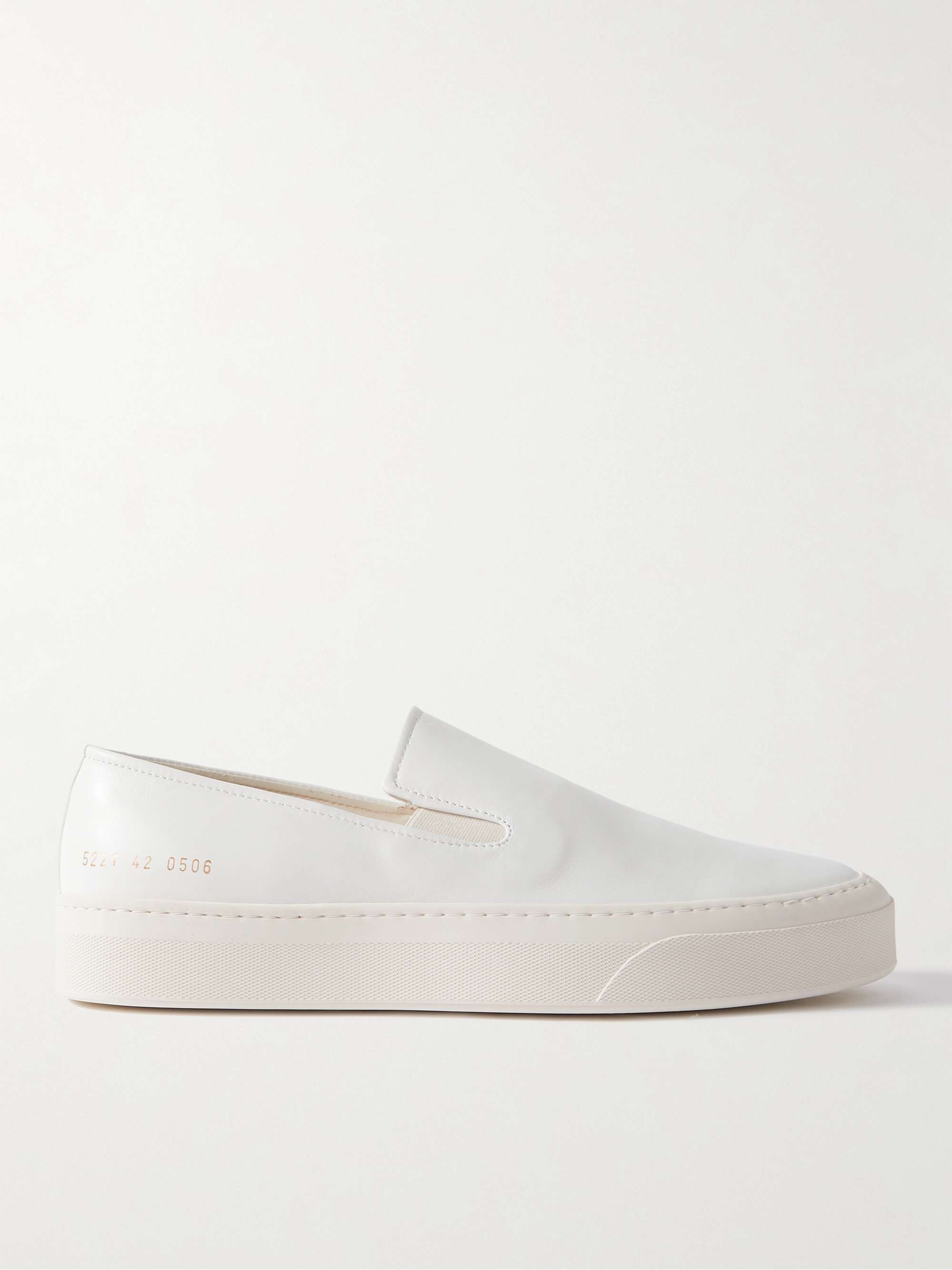 Leather Slip-On Sneakers Leather Slip-On Sneakers