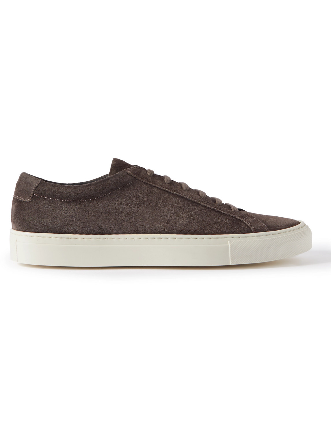 Common Projects Original Achilles Waxed-suede Sneakers In Neutrals