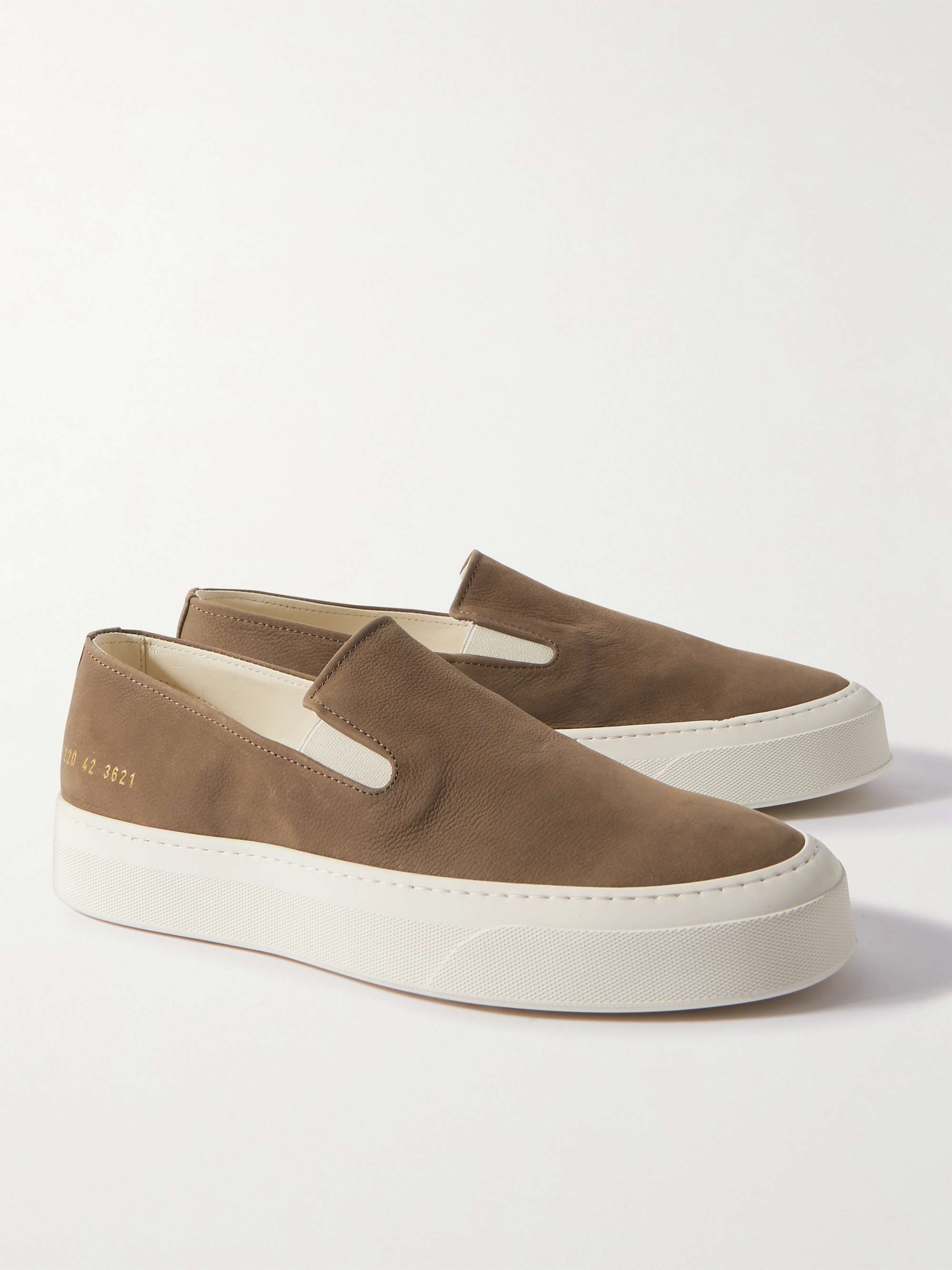 COMMON PROJECTS Nubuck Slip-On Sneakers for Men | MR PORTER