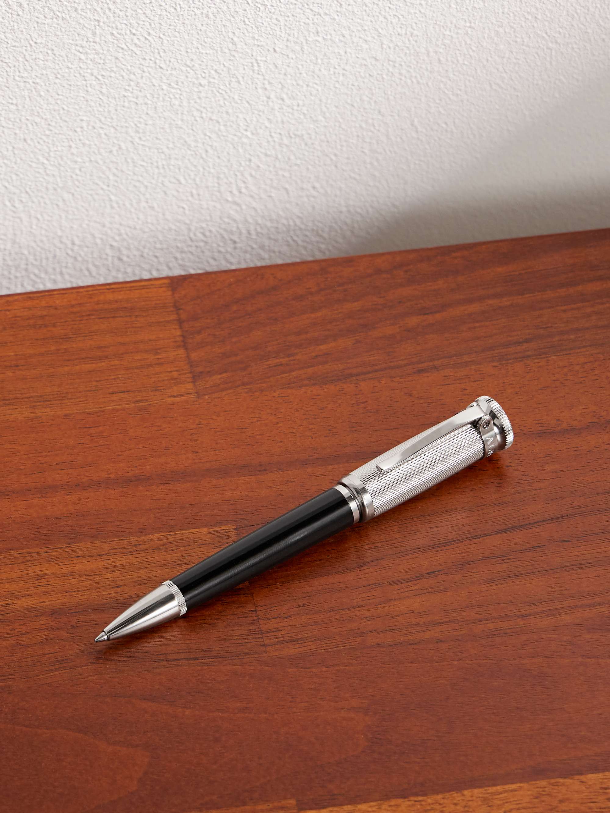 Sentryman Resin and Silver-Tone Ballpoint Pen