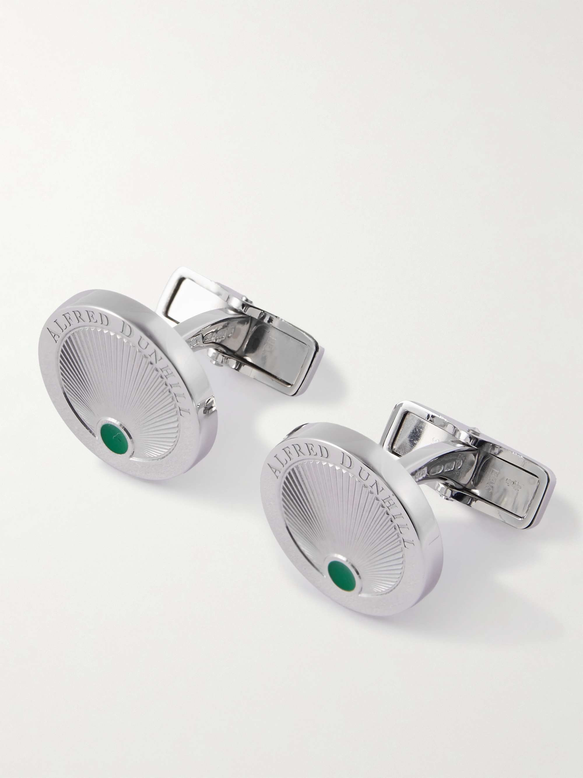 Dunhill silver deals cufflinks
