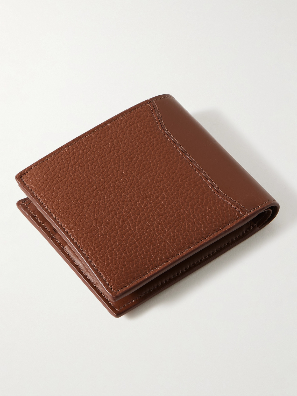 Dunhill 1893 Harness Full-Grain Leather Billfold Wallet | Smart Closet