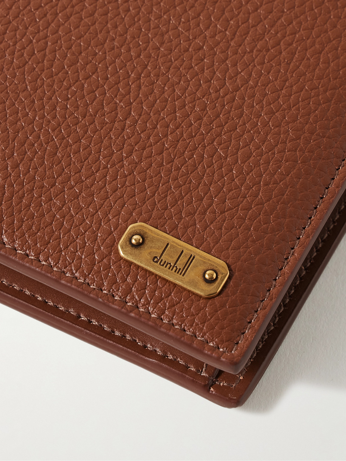 Dunhill 1893 Harness Full-Grain Leather Billfold Wallet | Smart Closet
