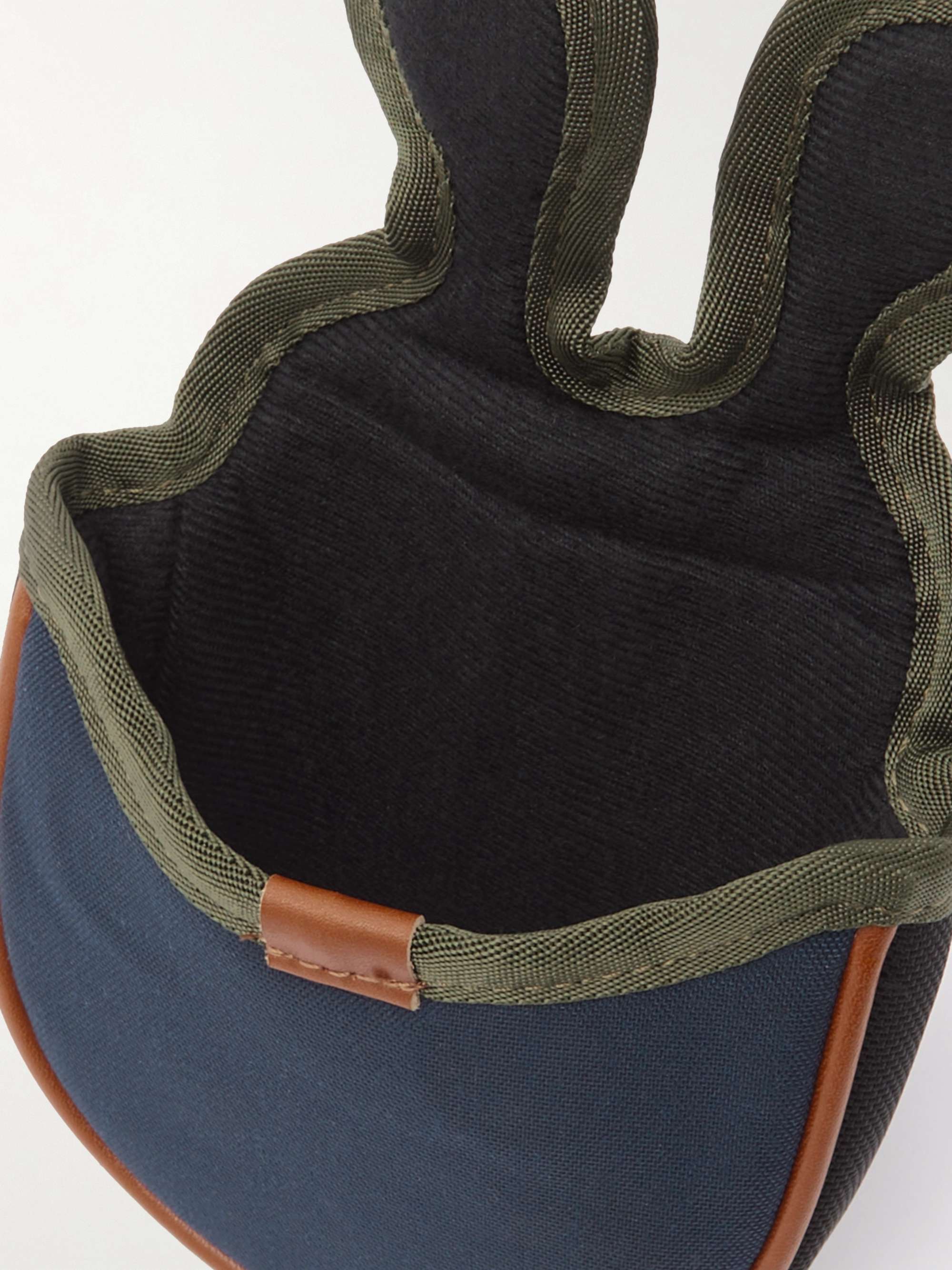 MASTER-PIECE Leather-Trimmed CORDURA® and Mesh Golf Putter Cover