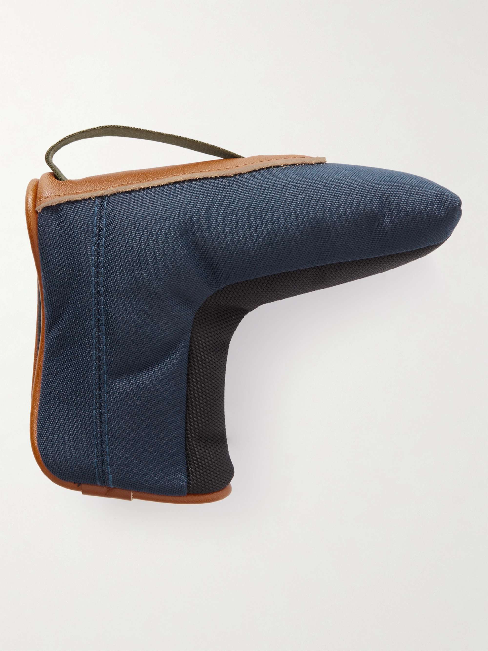 MASTER-PIECE Leather-Trimmed CORDURA® and Mesh Golf Putter Cover