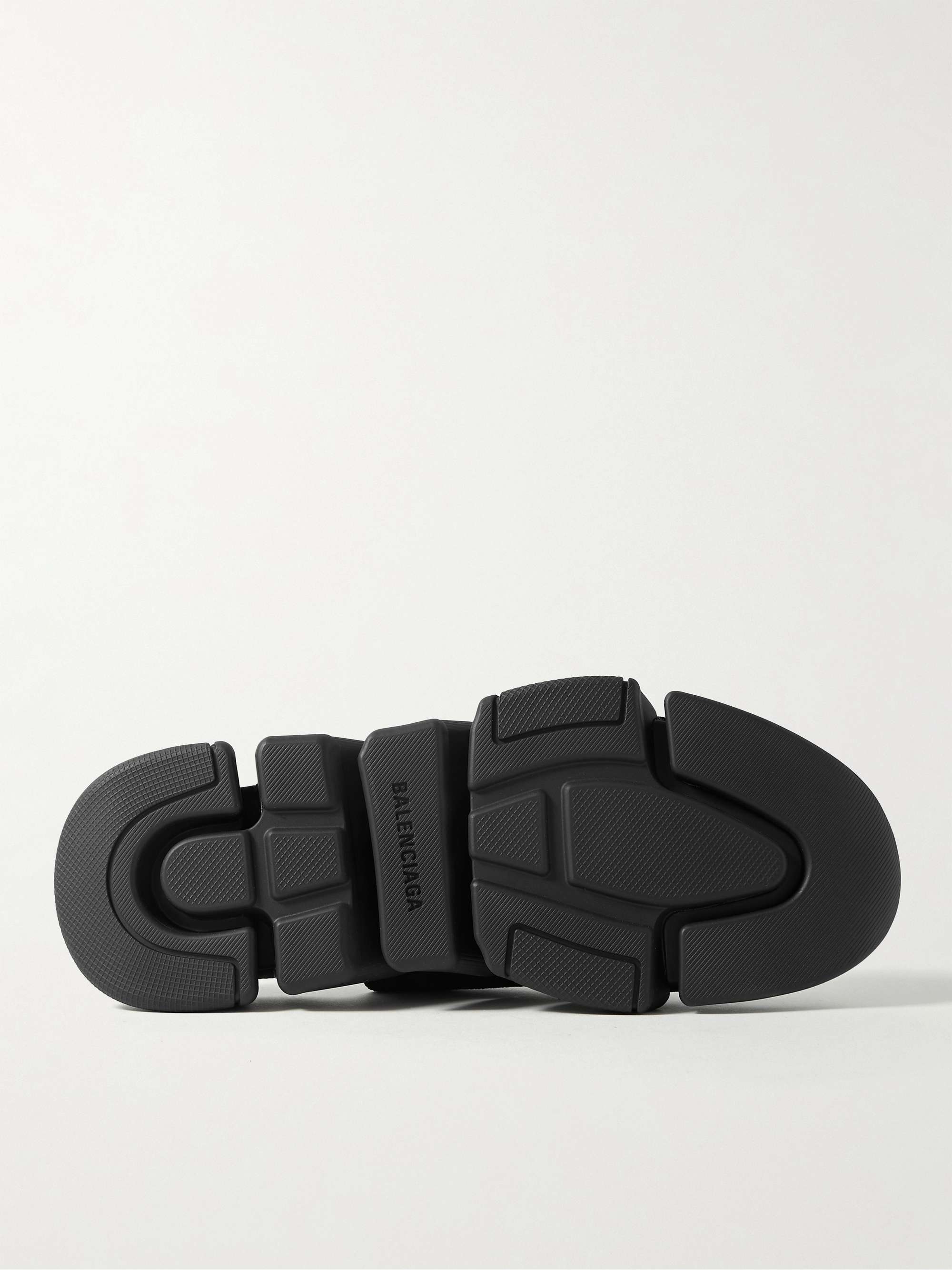BALENCIAGA Speed 2.0 Logo-Print Stretch-Knit Slides