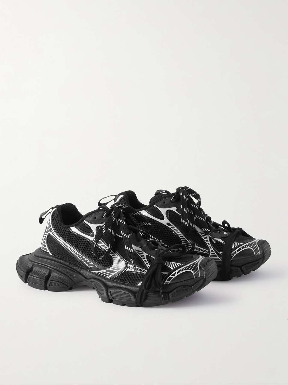 Balenciaga Men Multicolor Mesh And Rubber 3Xl Sneakers main image 1