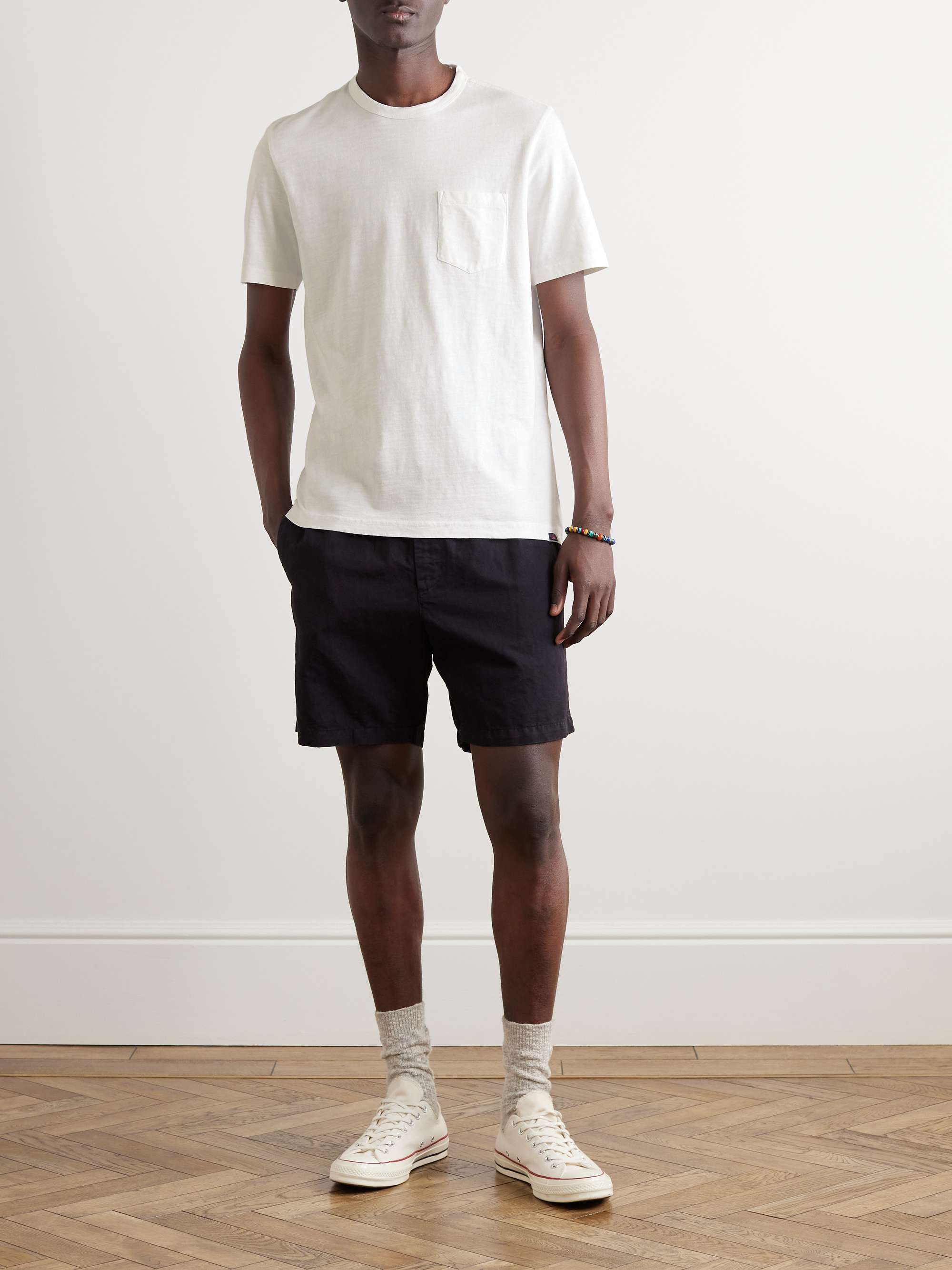 FAHERTY Sunwashed Organic Cotton-Jersey T-Shirt