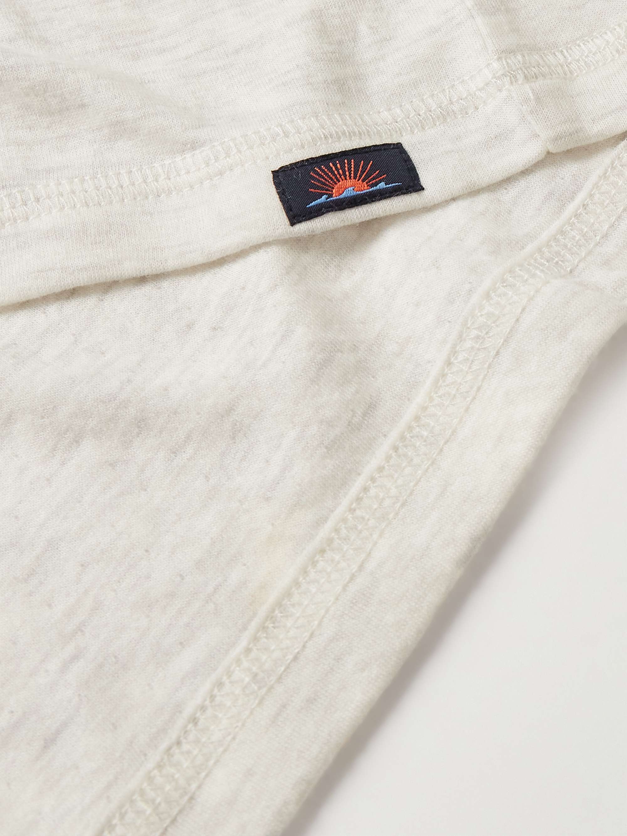 FAHERTY Cloud Pima Cotton and Modal-Blend Jersey Henley T-Shirt