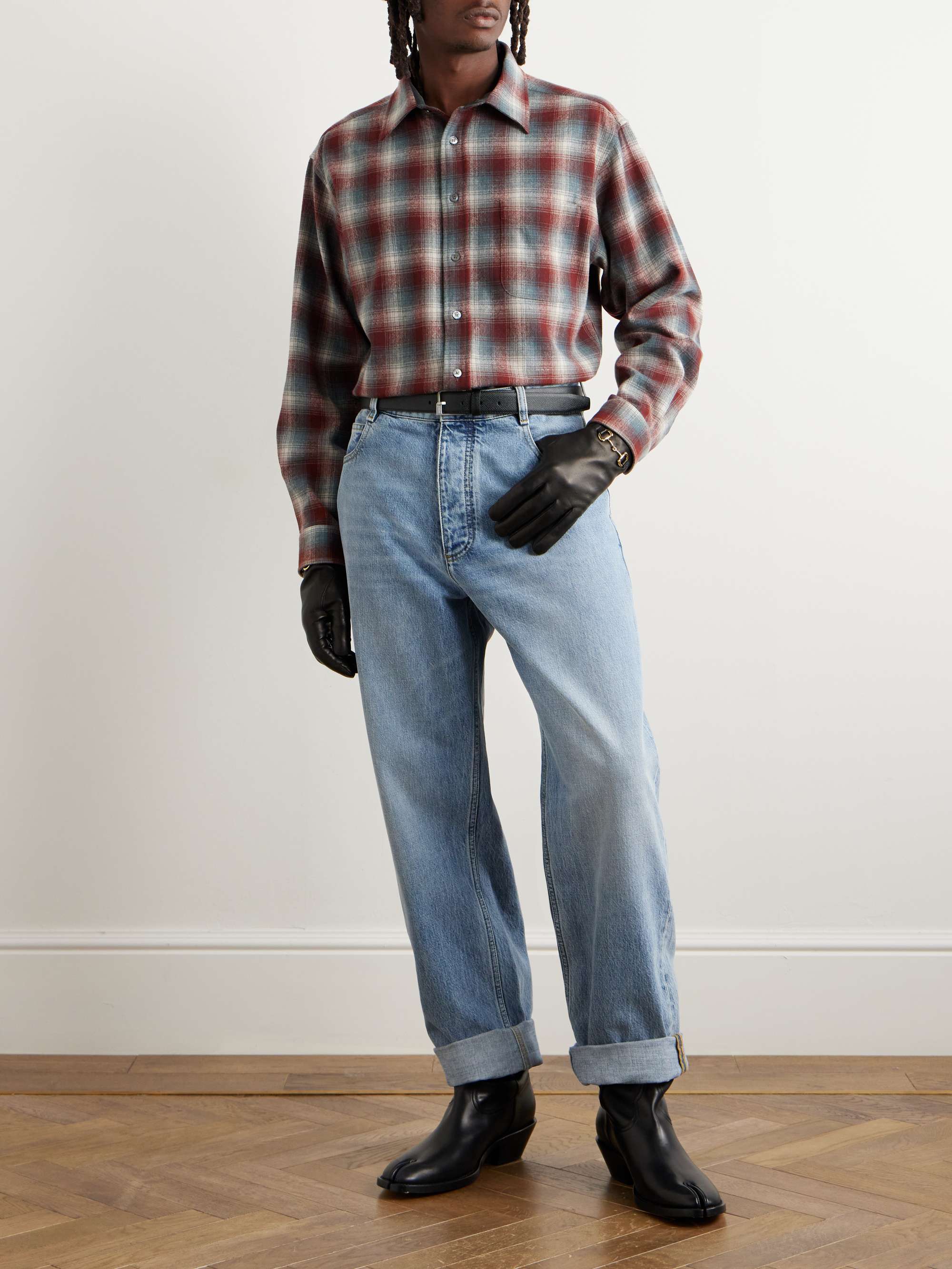 MAISON MARGIELA + Pendleton Checked Wool Shirt for Men | MR PORTER