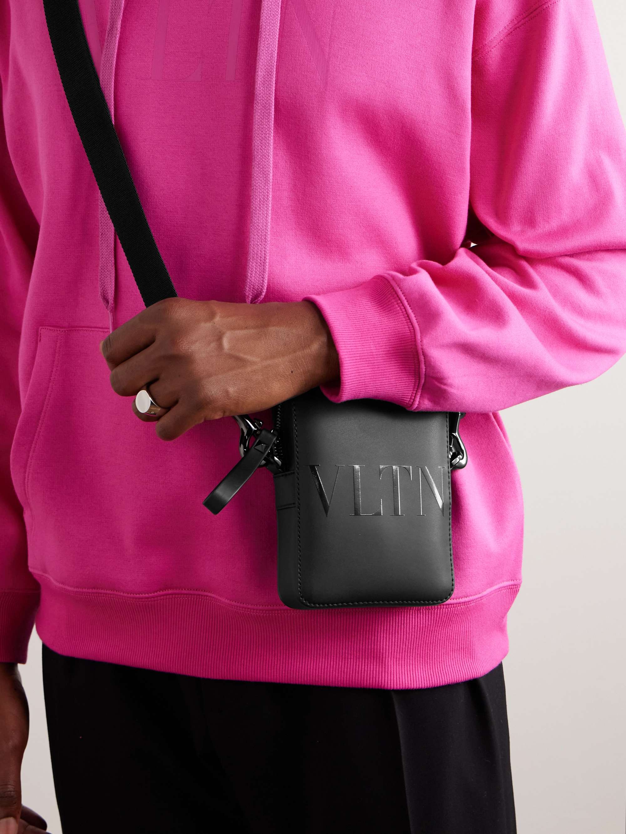 VLTN LEATHER CROSSBODY BAG