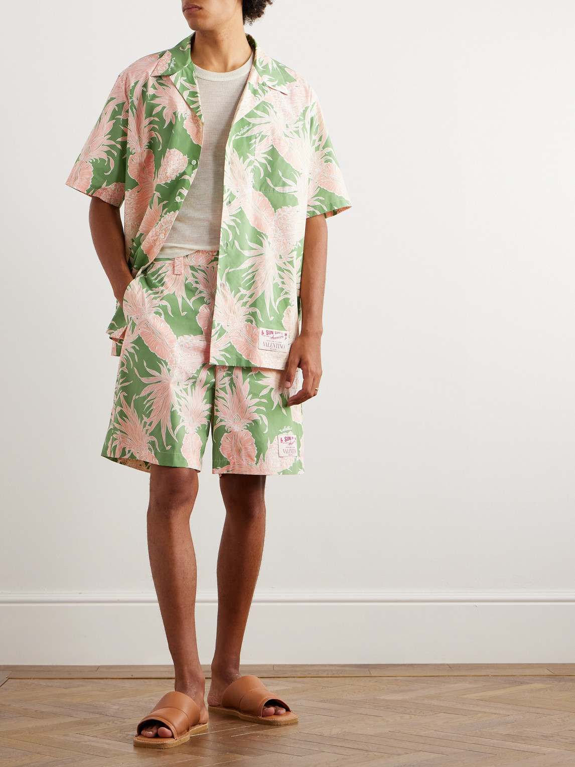 + Sun Surf Printed Cotton-Poplin Bermuda Shorts — 2