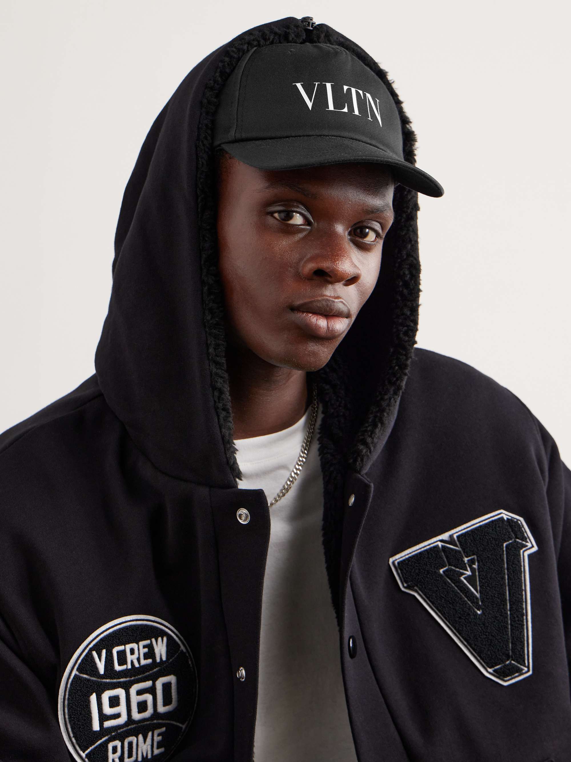 VALENTINO GARAVANI Logo-Print Cotton-Twill Baseball Cap for Men | MR PORTER