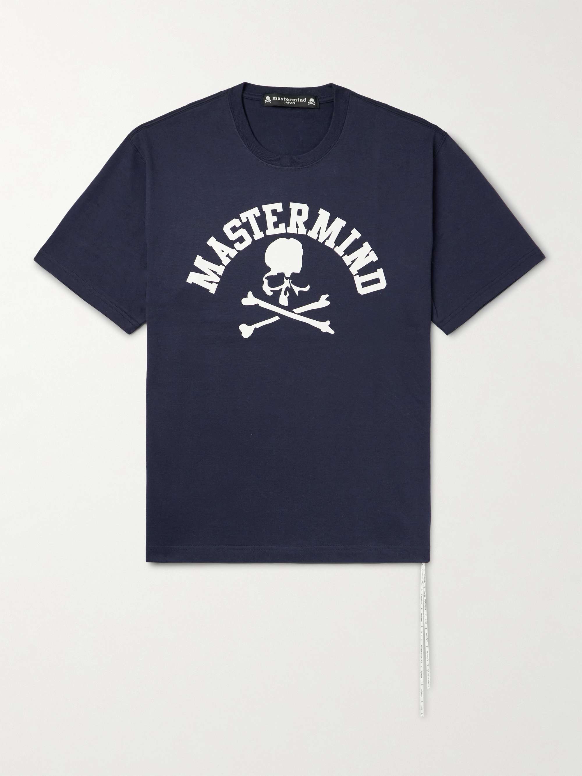 MASTERMIND WORLD コットンジャージー Tシャツ ロゴプリント入り