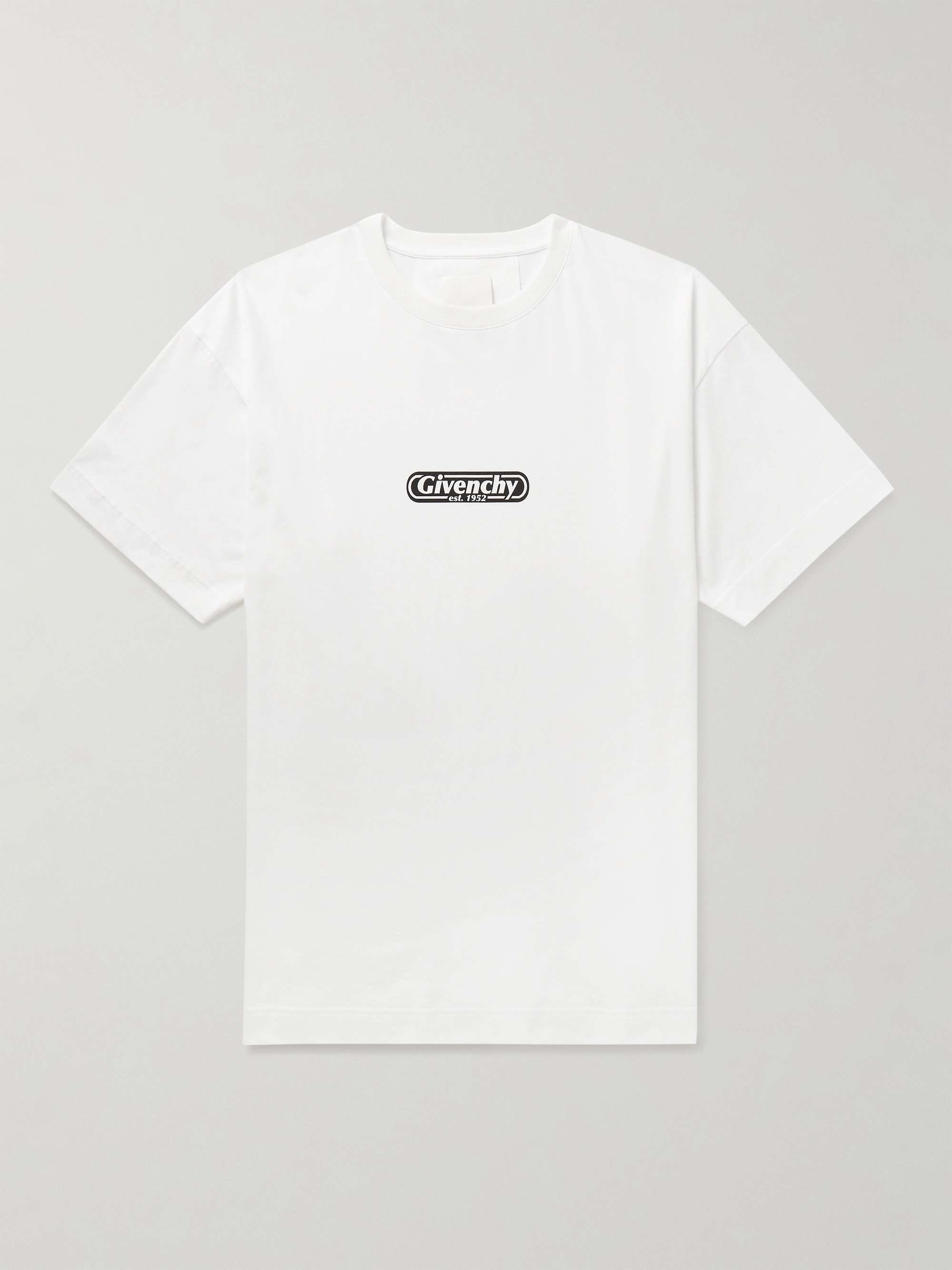 GIVENCHY Logo-Print Cotton-Jersey T-Shirt for Men | MR PORTER