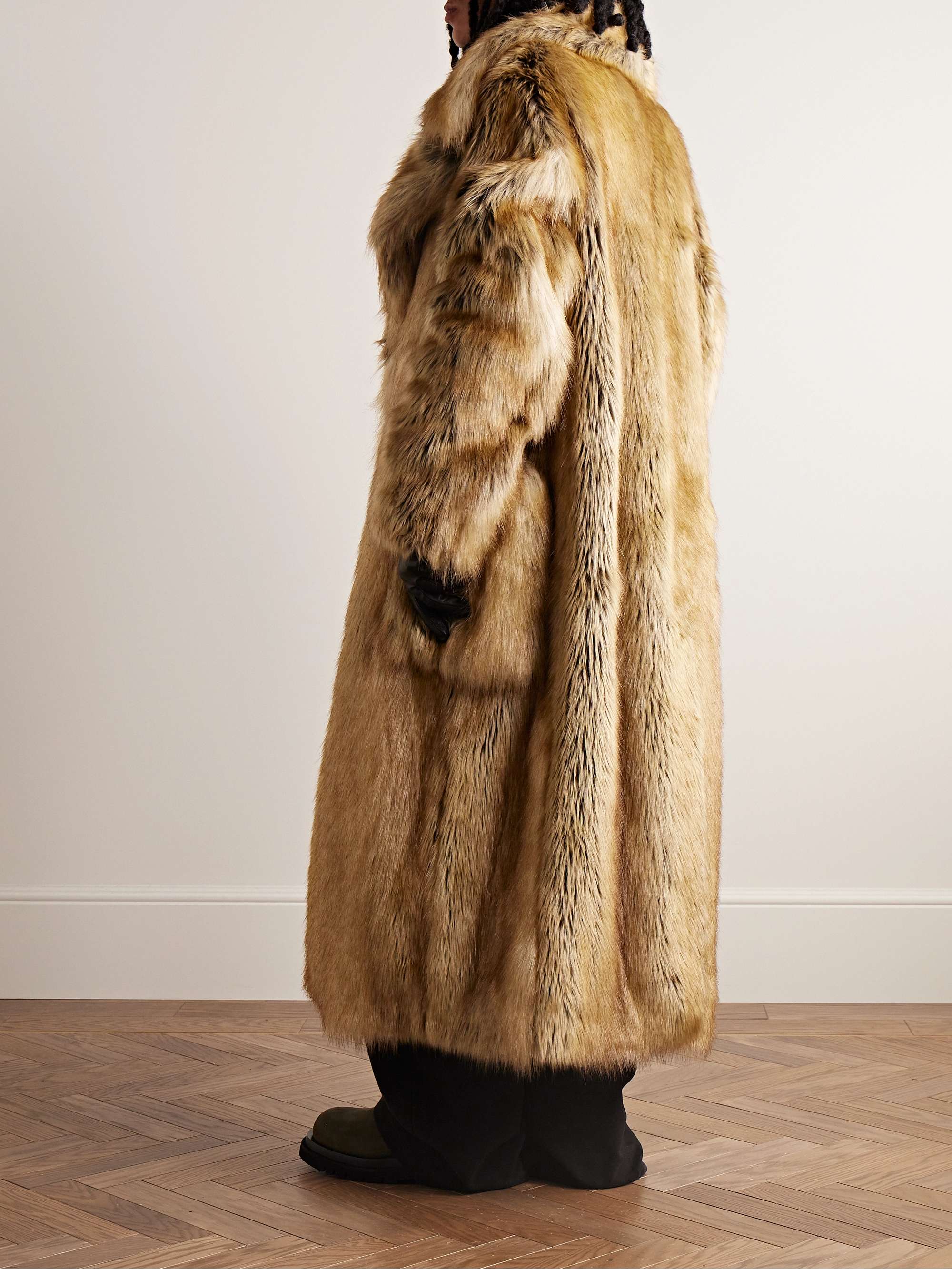GIVENCHY Oversized Faux Fur Coat for Men MR PORTER