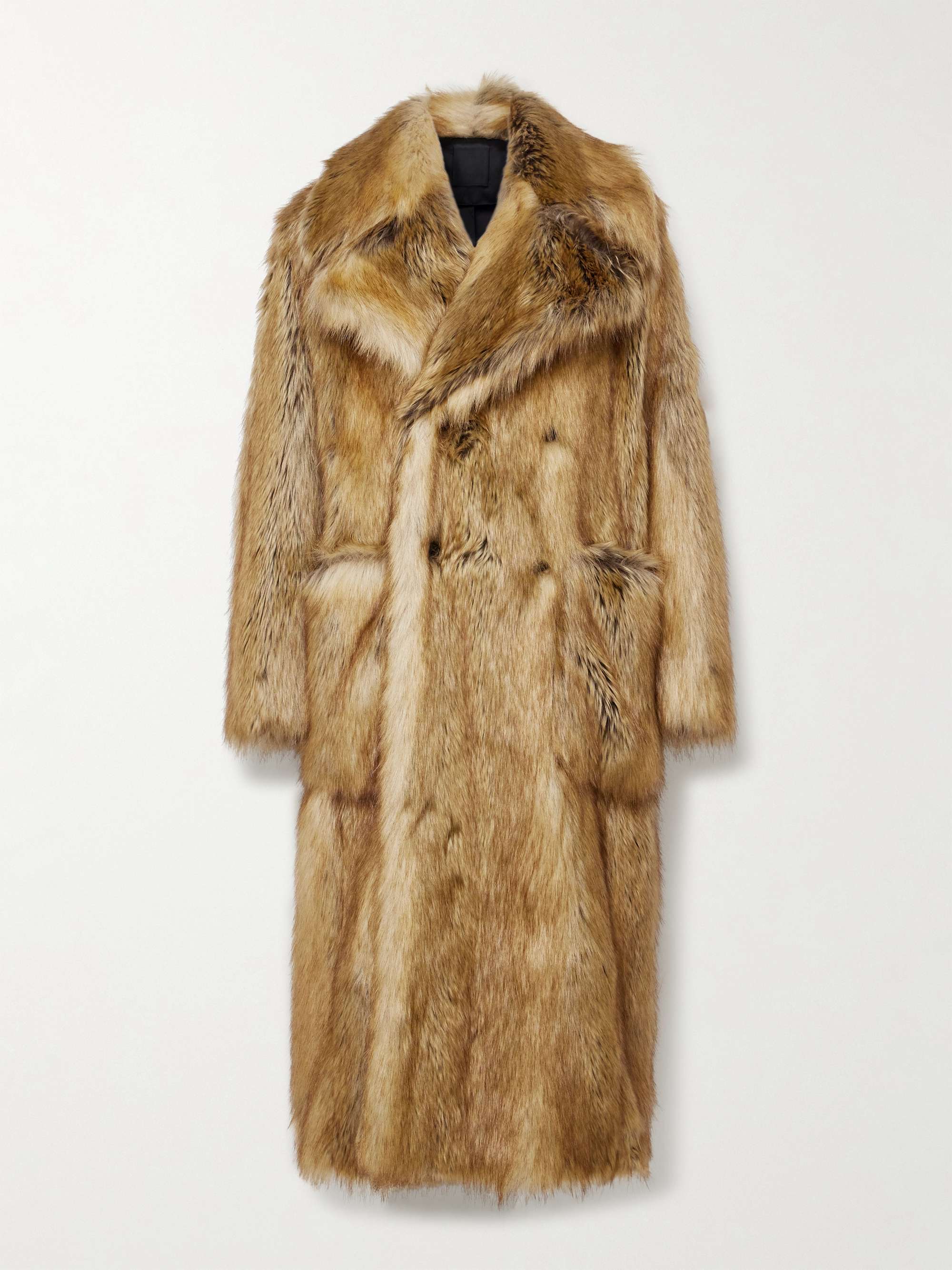 GIVENCHY Oversized Faux Fur Coat for Men | MR PORTER
