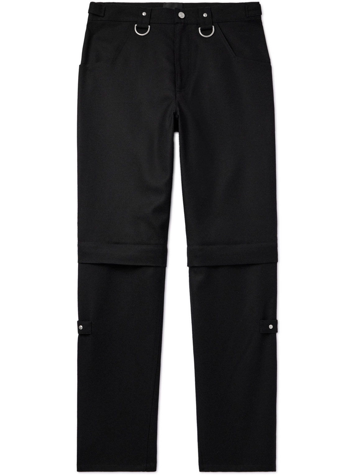 Givenchy - Straight-Leg Tech-Virgin Wool Cargo Trousers - Men - Black - IT 48