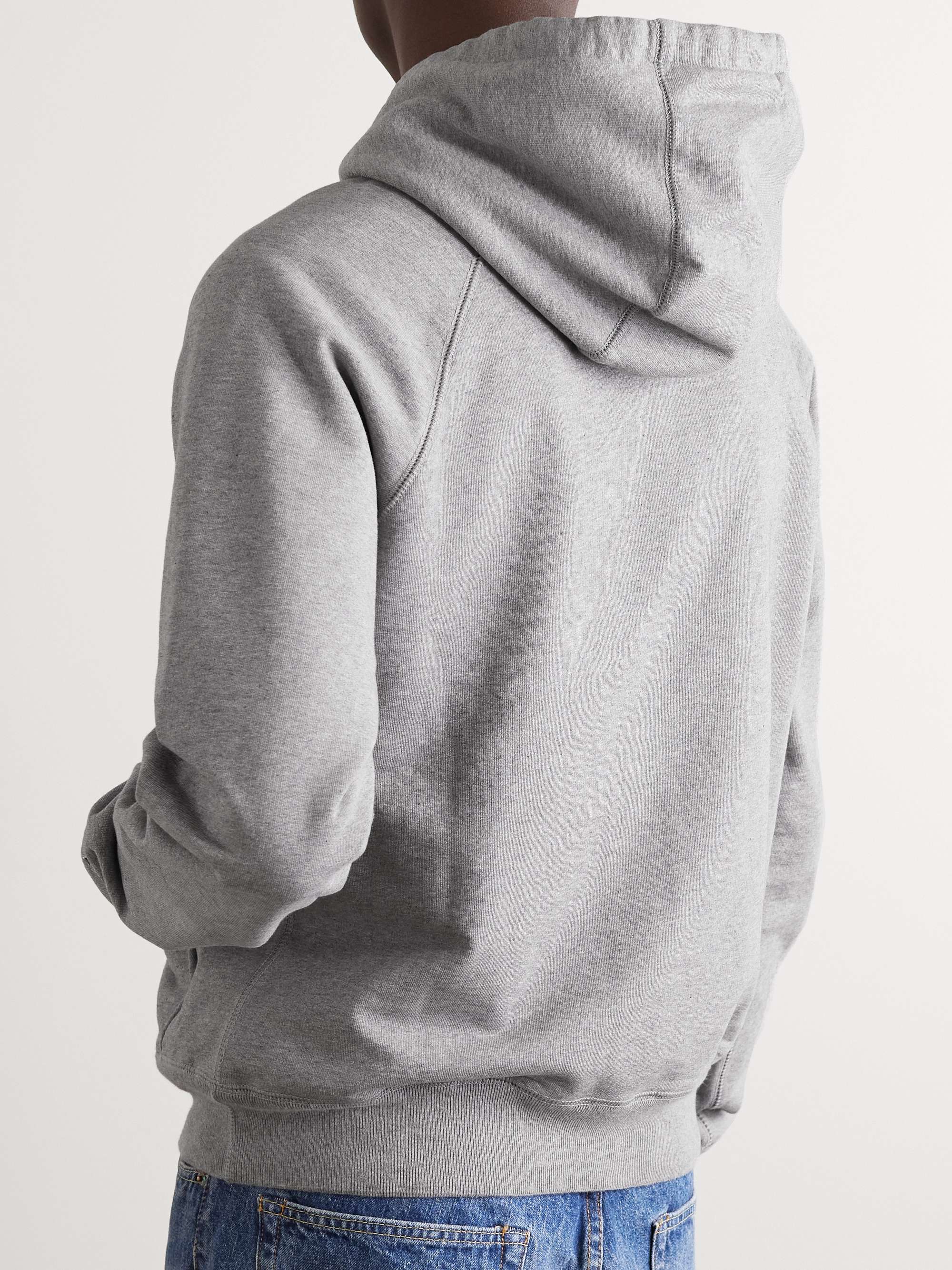 DRAKE'S Cotton-Jersey Hoodie