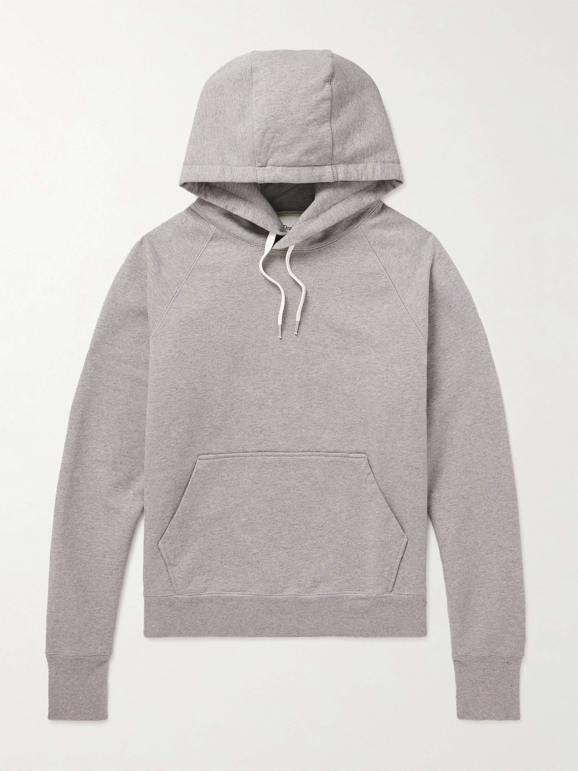 DRAKE'S Cotton-Jersey Hoodie for Men | MR PORTER