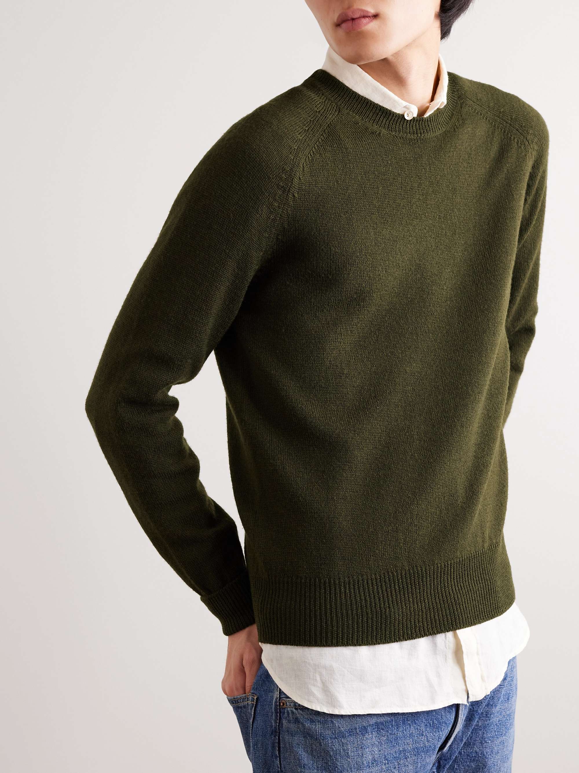 DRAKE'S Merino Wool Sweater