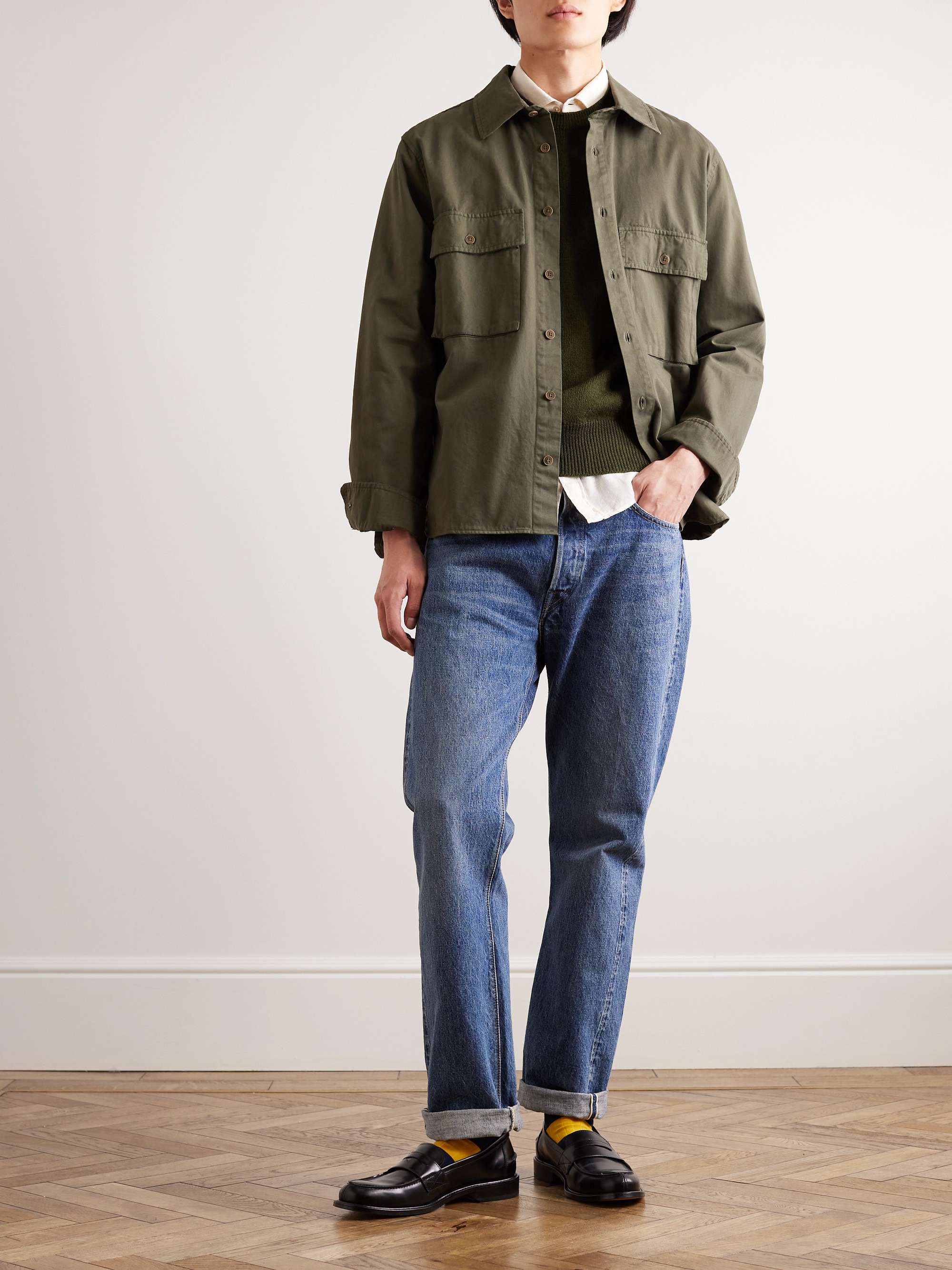 DRAKE'S Merino Wool Sweater