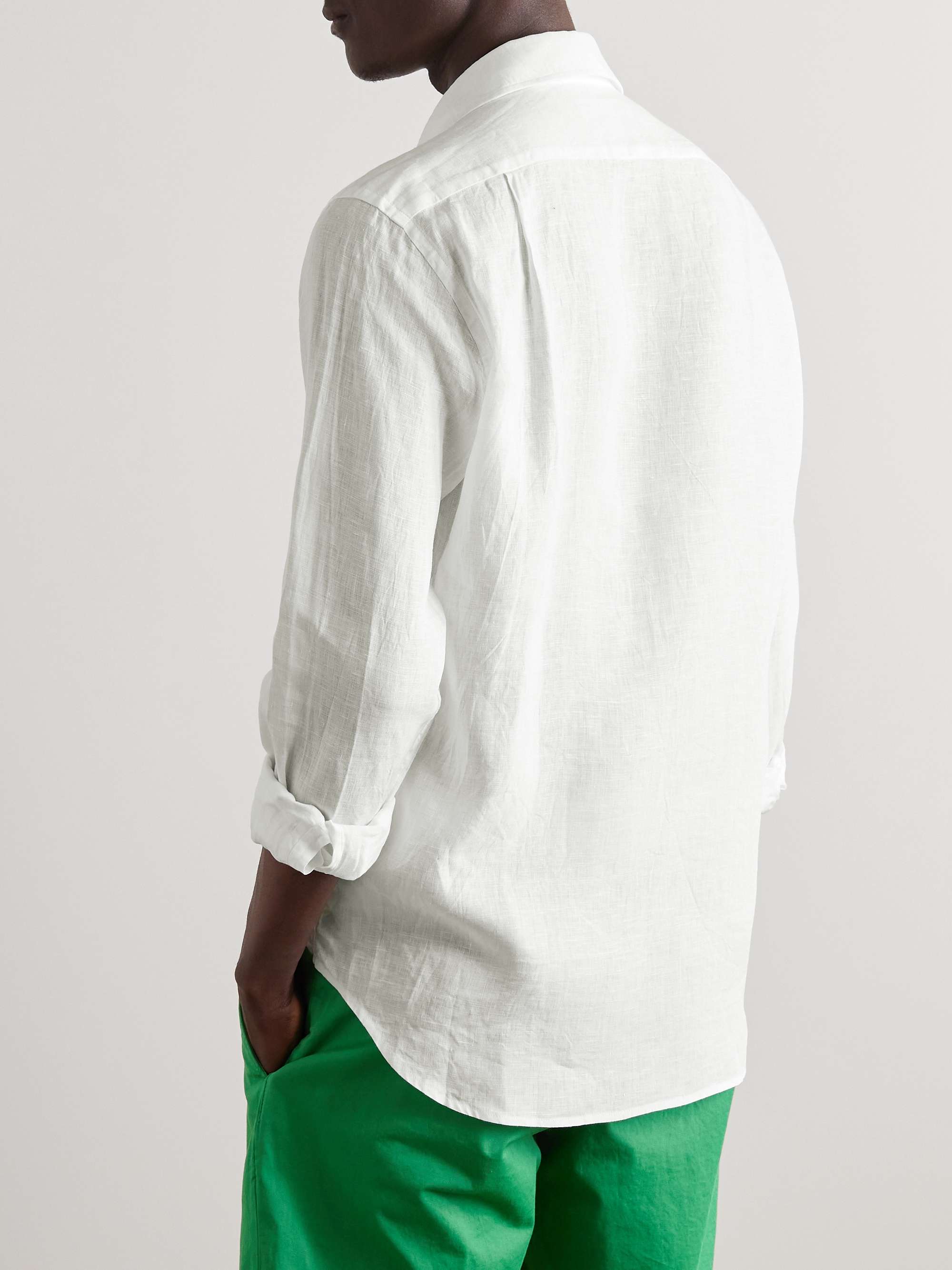 DRAKE'S Linen-Gauze Shirt