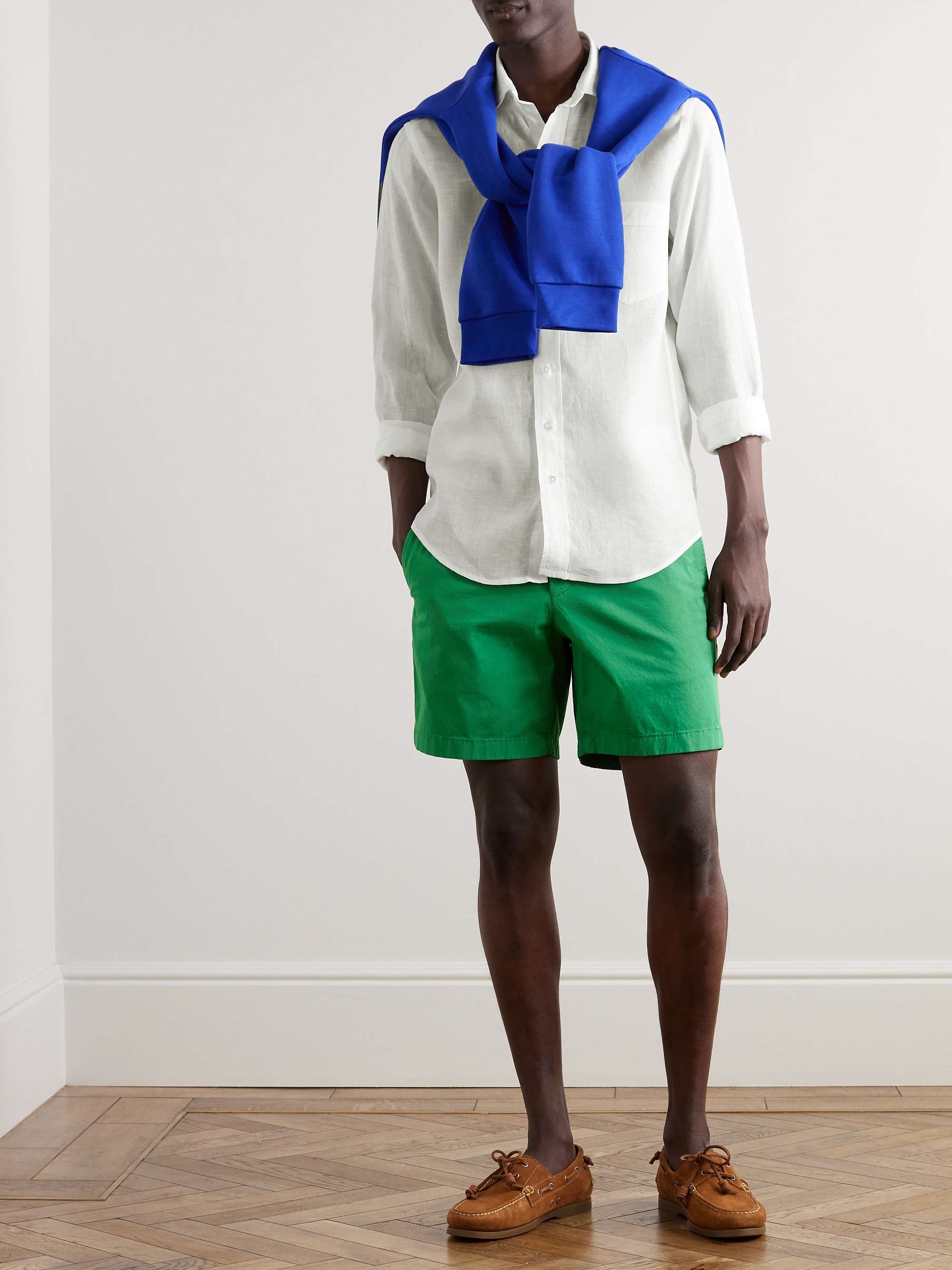 DRAKE'S Linen-Gauze Shirt
