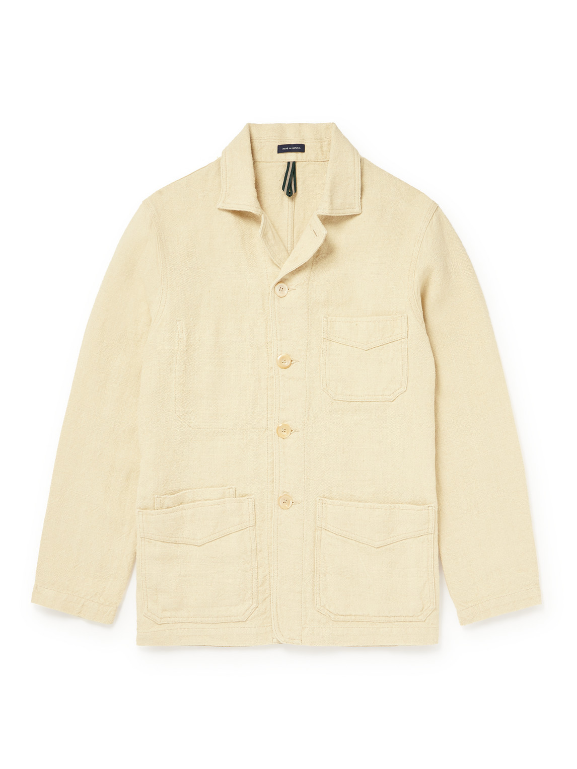 DRAKE'S LINEN OVERSHIRT