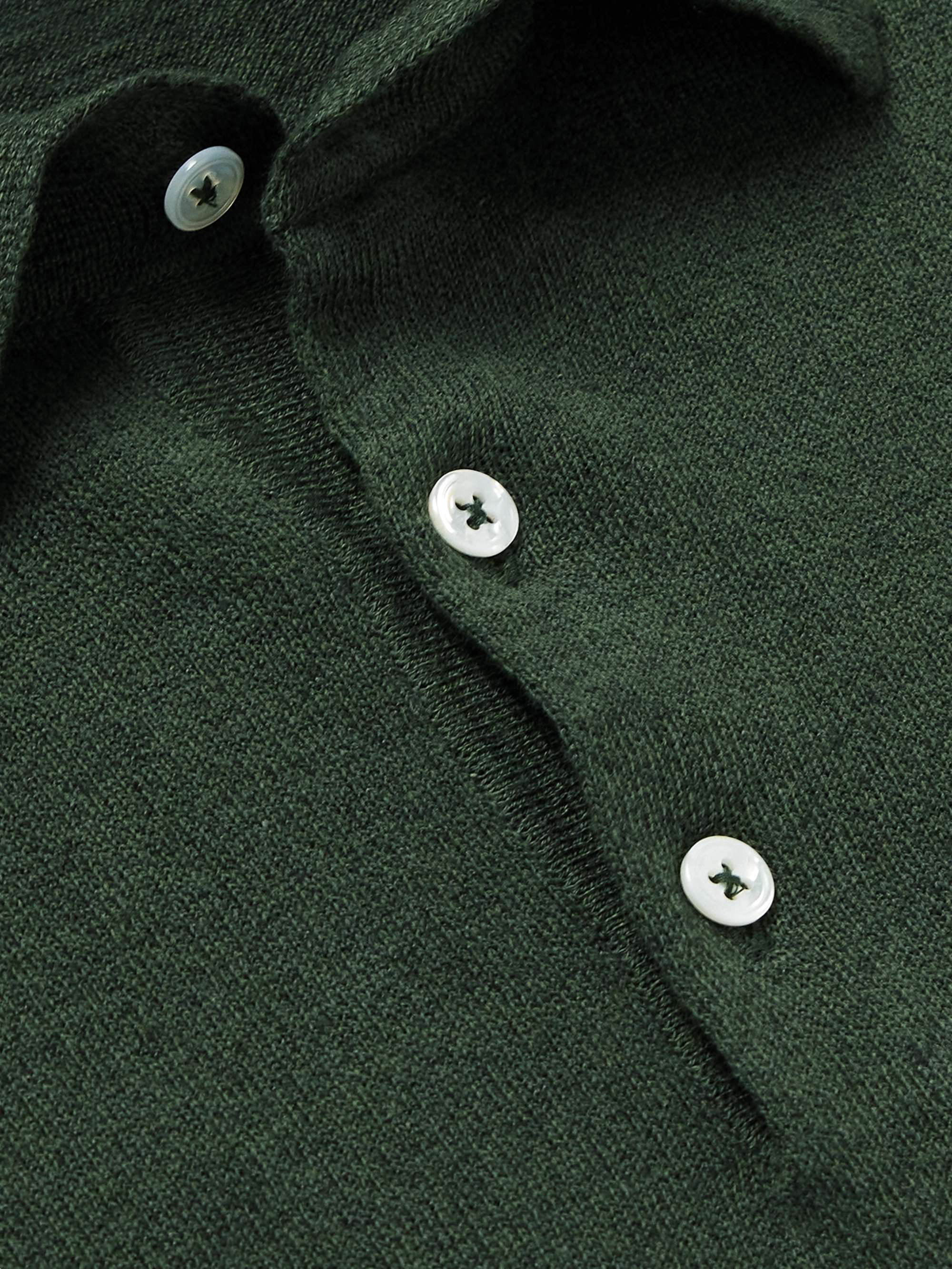 DRAKE'S Linen and Cotton-Blend Polo Shirt