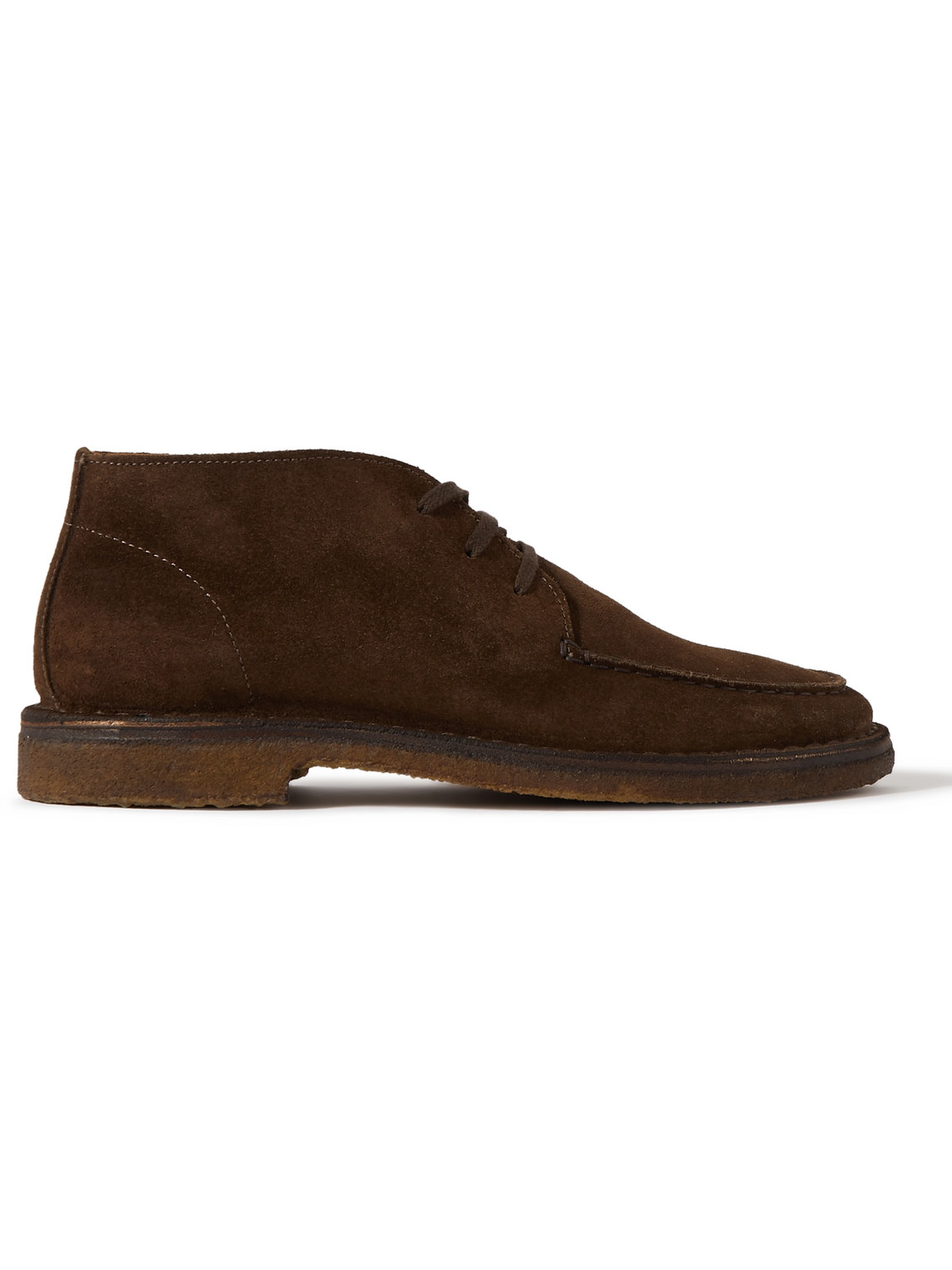 Drake's Brown Suede Crosby Desert Boots In 300 Brown Suede
