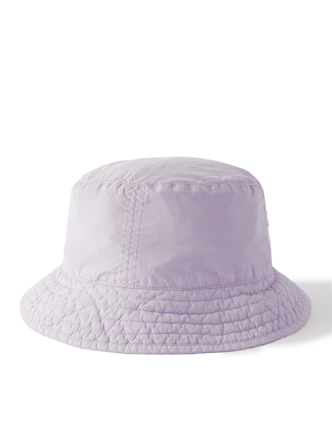 C.p. Company Logo-embroidered Garment-dyed Chrome-r Bucket Hat In Purple