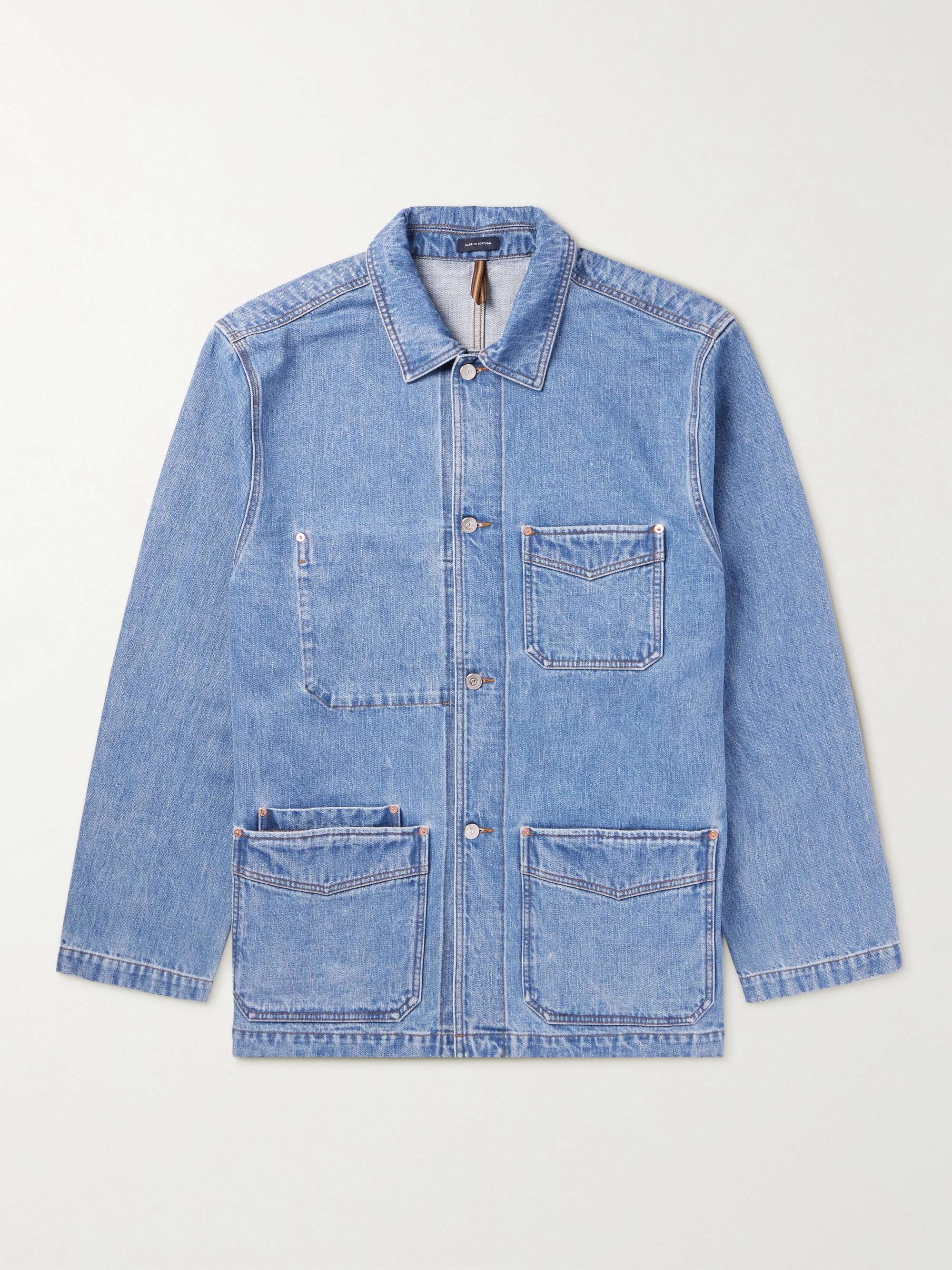 DRAKE'S Selvedge Denim Jacket for Men | MR PORTER