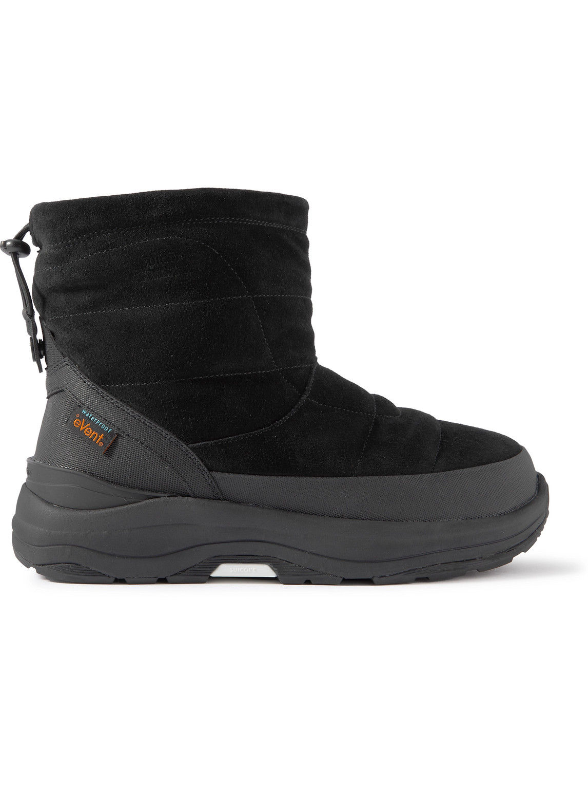 SUICOKE – Bower-Sev Rubber-Trimmed Quilted Suede Boots