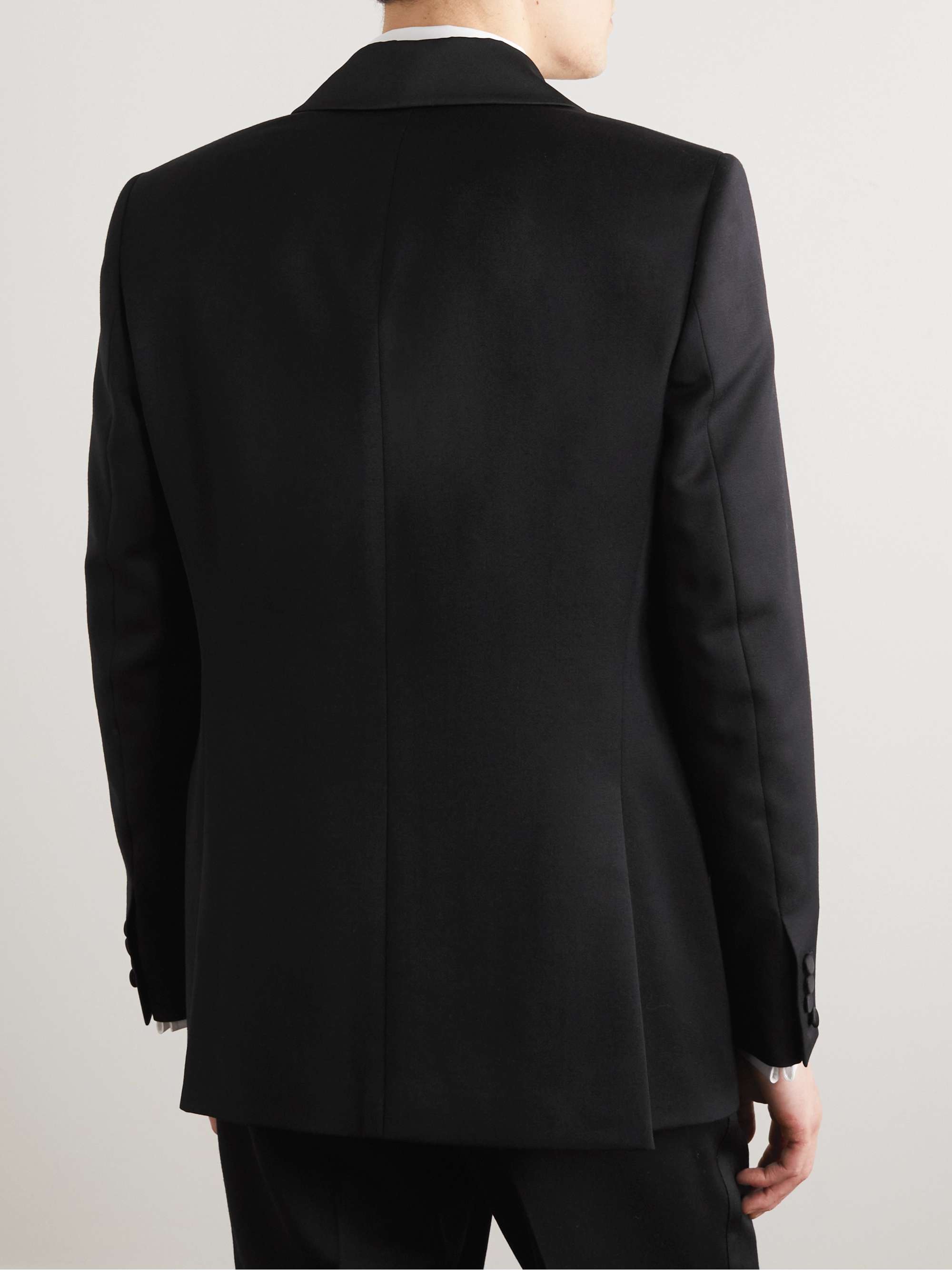 FAVOURBROOK Shawl-Collar Wool-Barathea Tuxedo Jacket