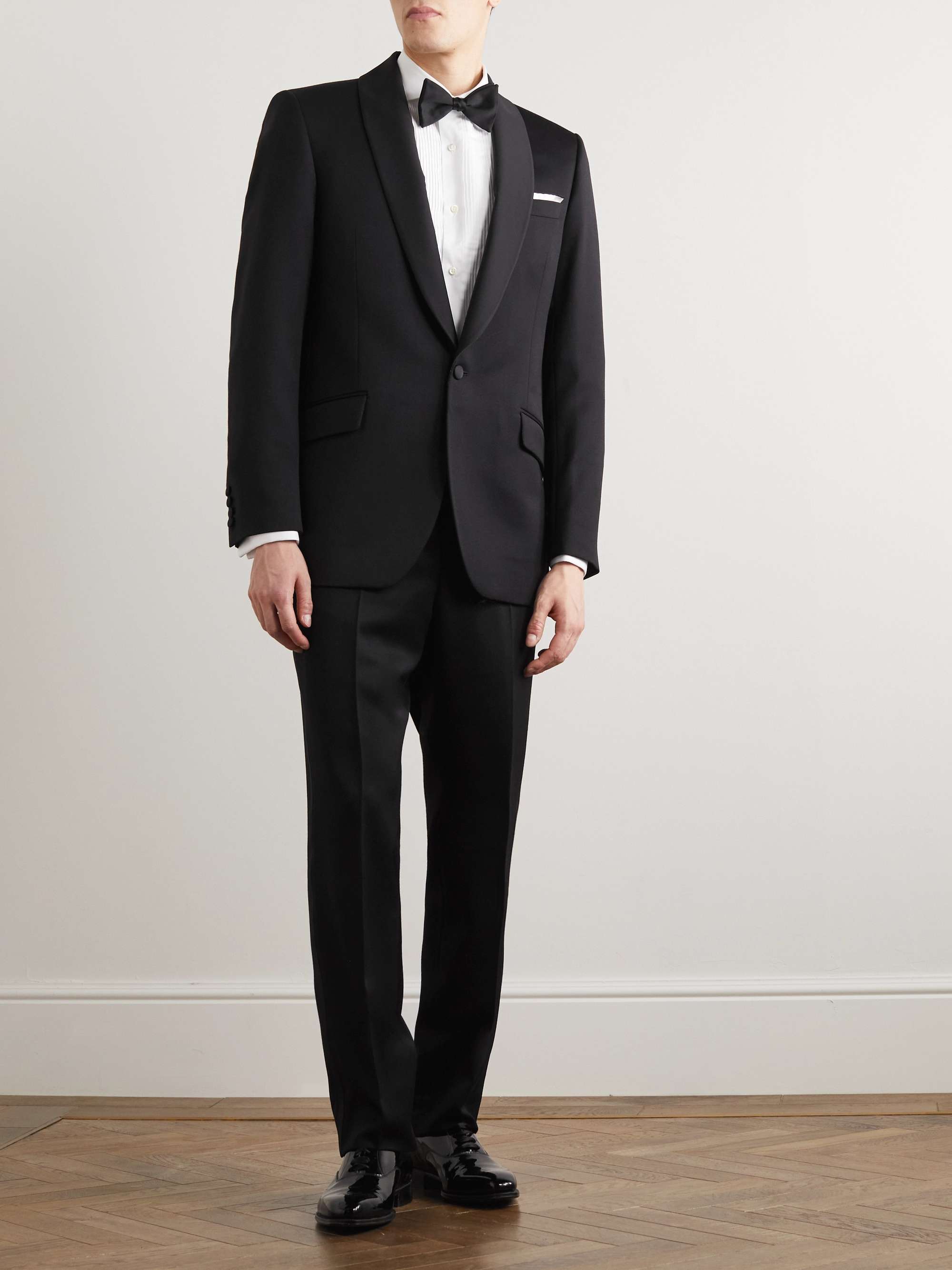 FAVOURBROOK Shawl-Collar Wool-Barathea Tuxedo Jacket