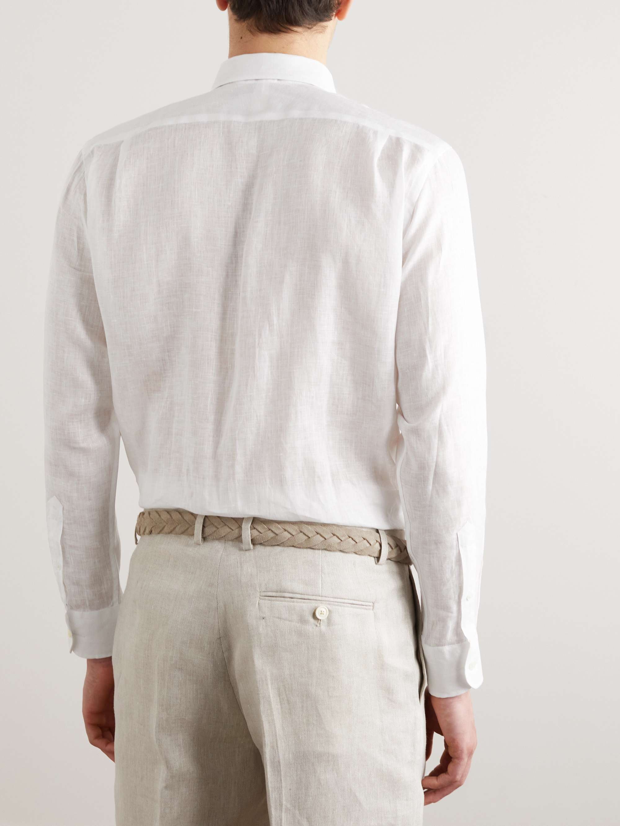 FAVOURBROOK Colne Linen Shirt for Men | MR PORTER