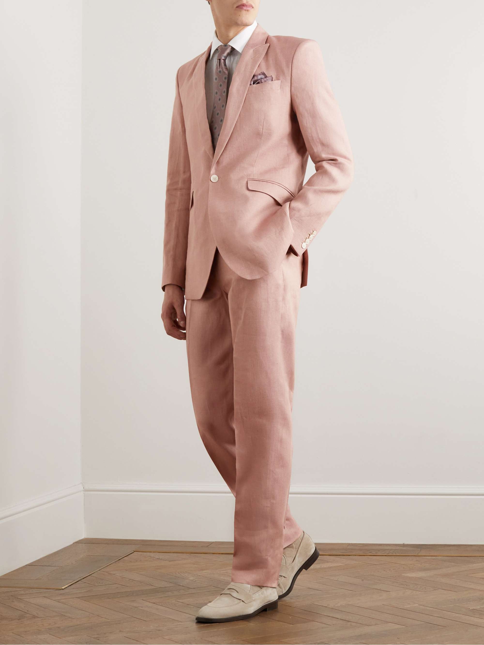 FAVOURBROOK Sidmouth Windsor StraightLeg Linen Suit Trousers MR PORTER
