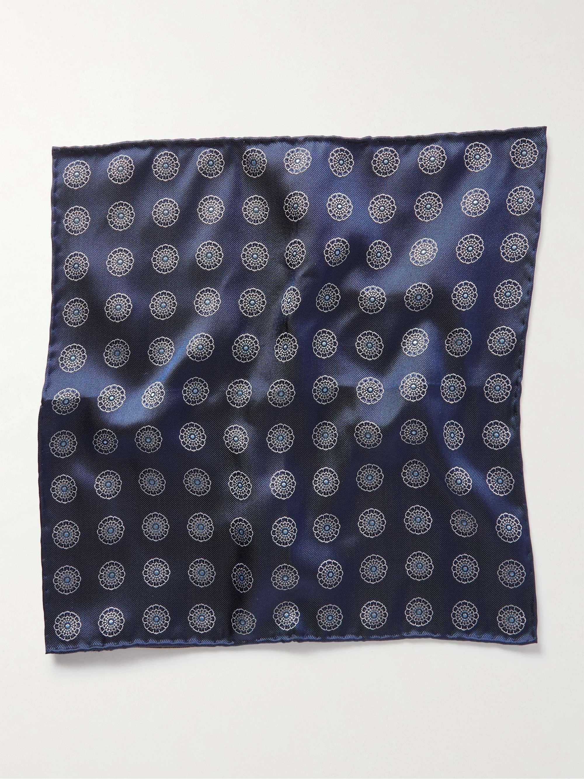 FAVOURBROOK Waldegrave Silk-Jacquard Pocket Square
