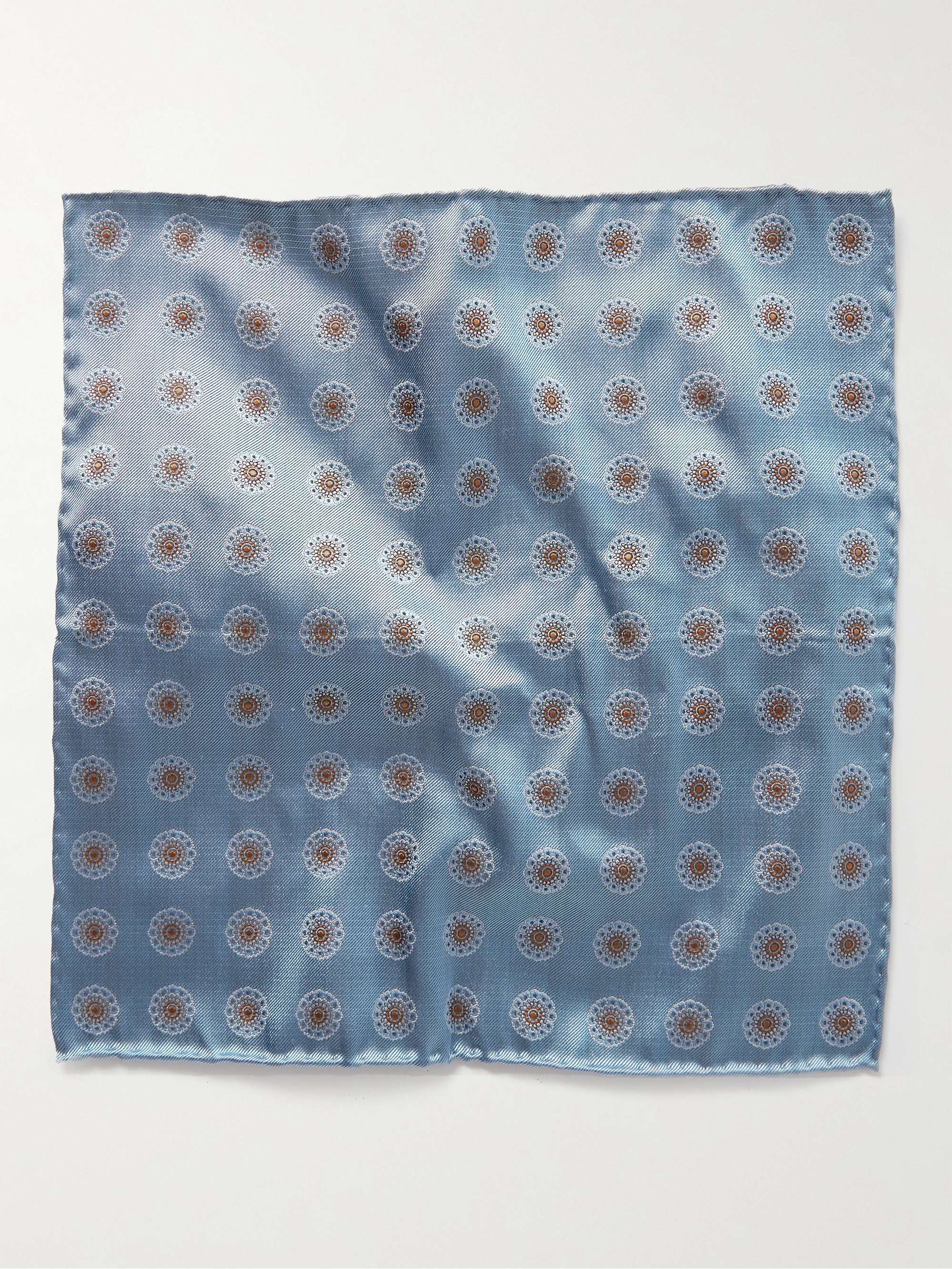 FAVOURBROOK Waldegrave Silk-Jacquard Pocket Square